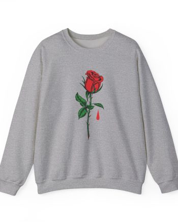 Blue October Big Rose Unisex Heavy Blend™ Crewneck Sweatshirt