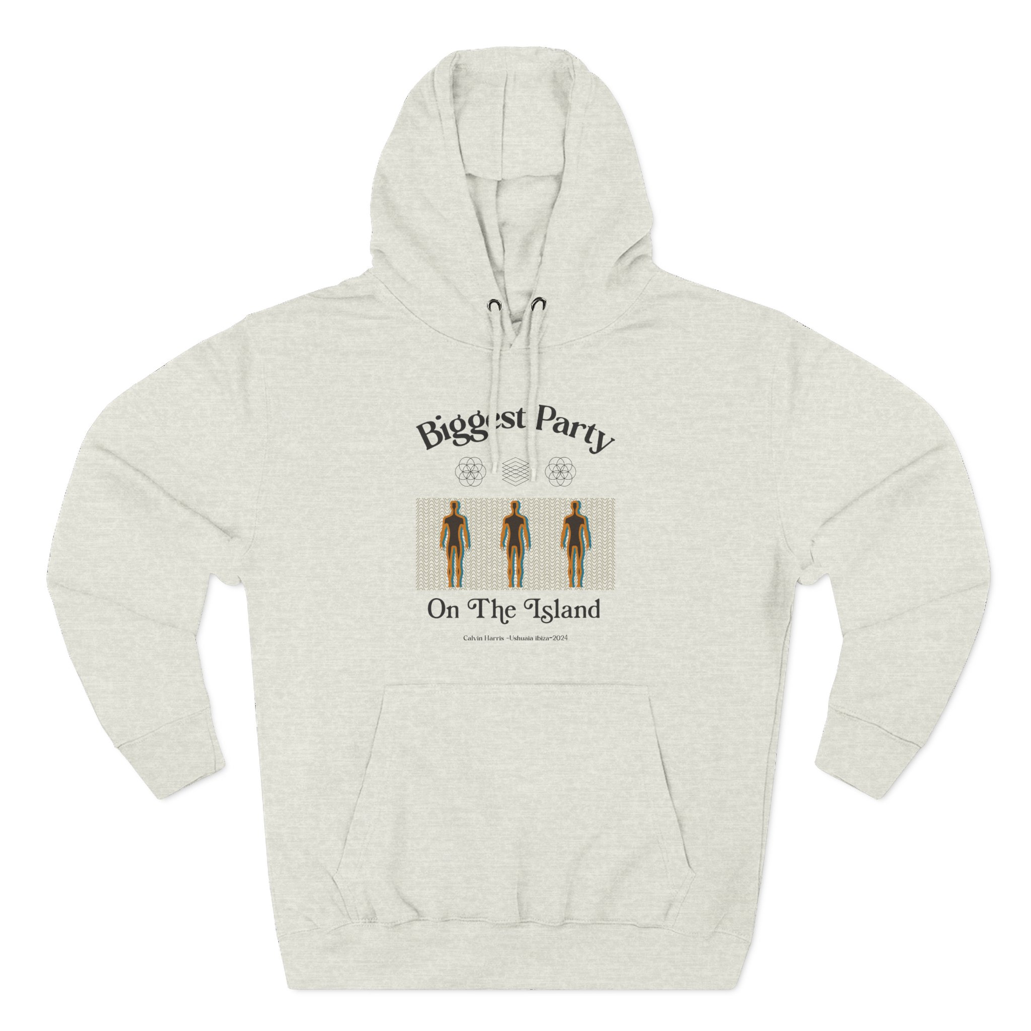 Calvin Harris Ushuaia Higher Island Party Three-Panel Fleece Hoodie - Image 9