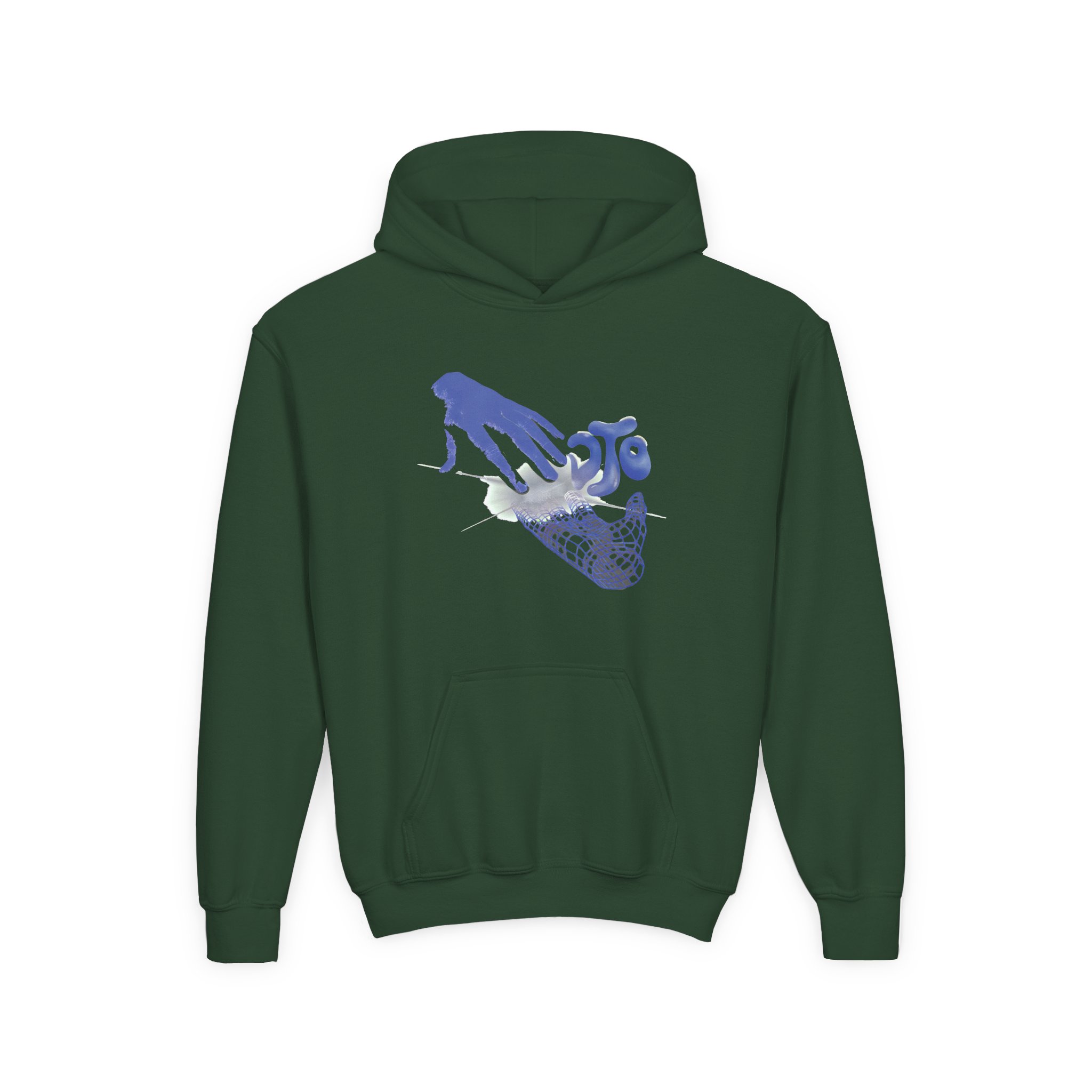 Djo Hands Joe Keery Youth Heavy Blend Hooded Sweatshirt - Image 3