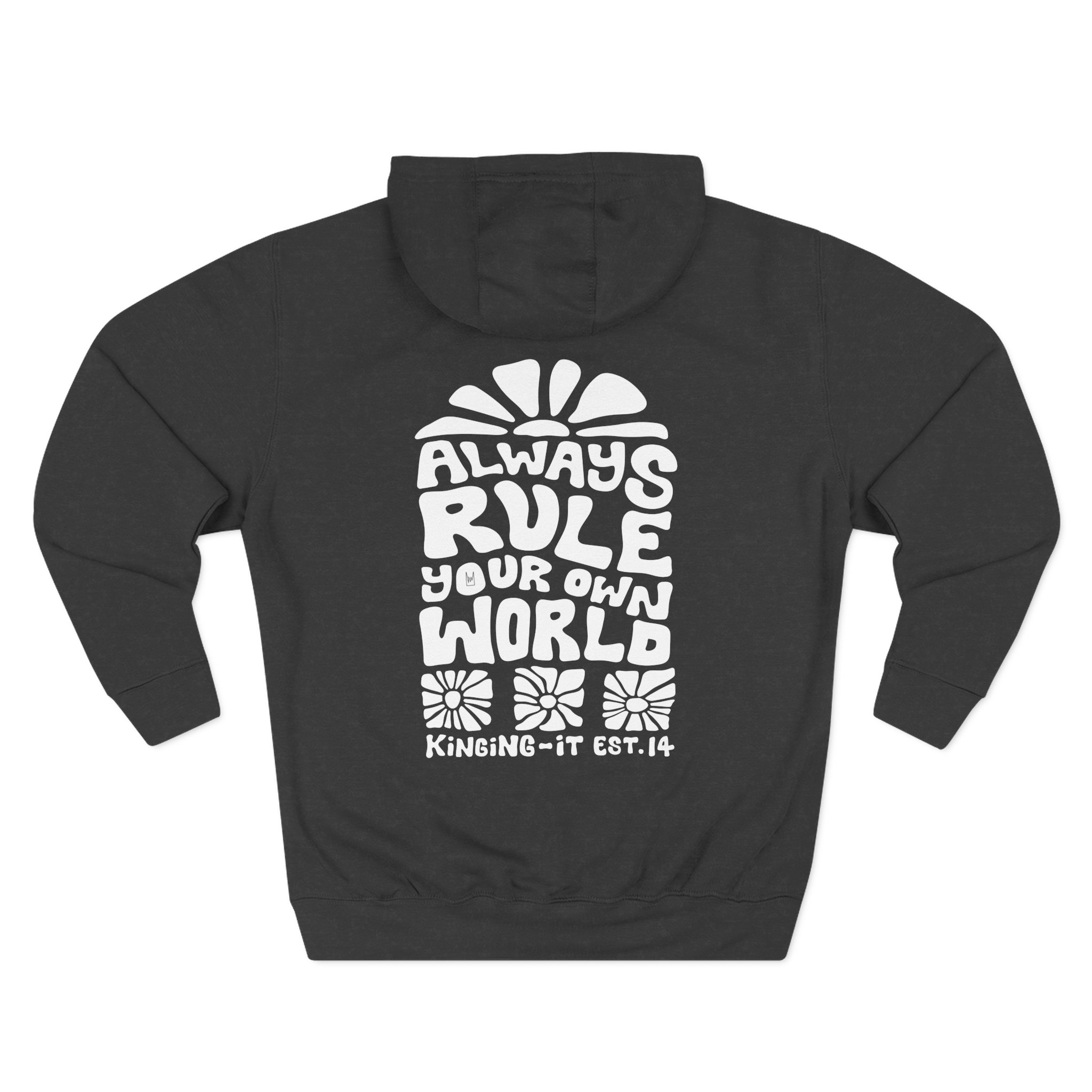 Kinging It Ryow Three-Panel Fleece Hoodie - Image 4