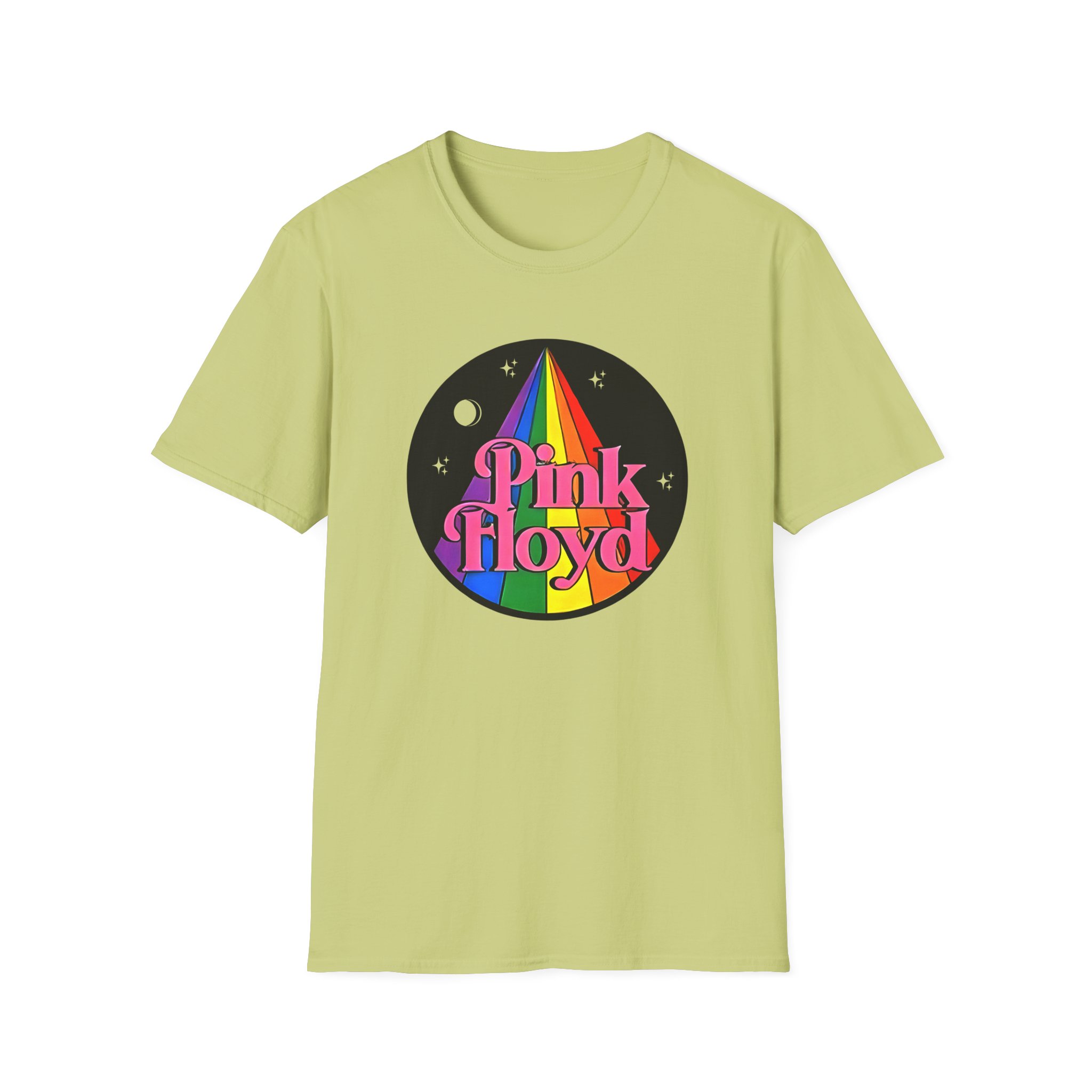 Pink Floyd Rainbow Unisex Softstyle T-shirt - Image 11