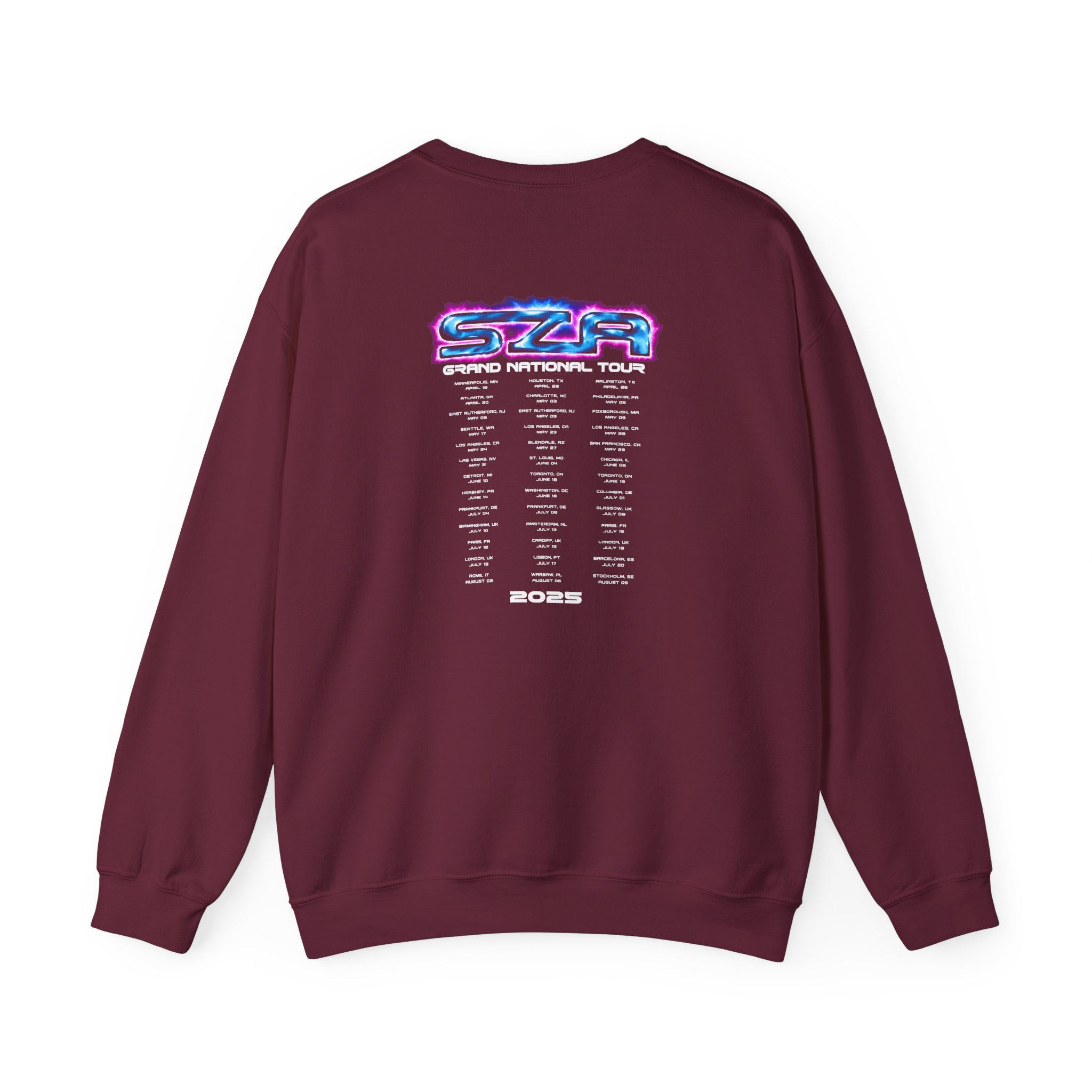 Sza Sos Butterfly Grand National Tour Unisex Heavy Blend™ Crewneck Sweatshirt - Image 4