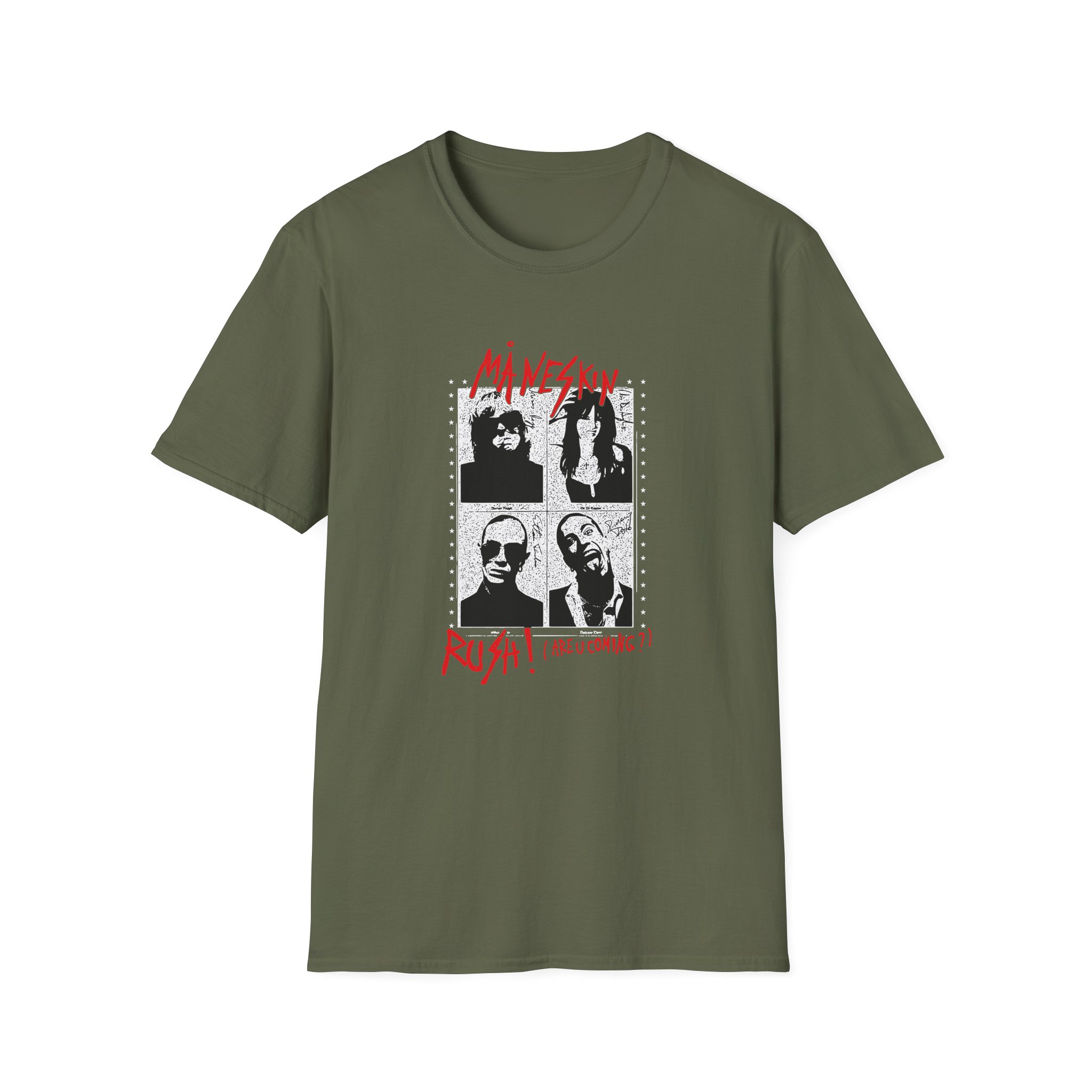 Maneskin RUSH! Unisex Softstyle T-Shirt - Image 3