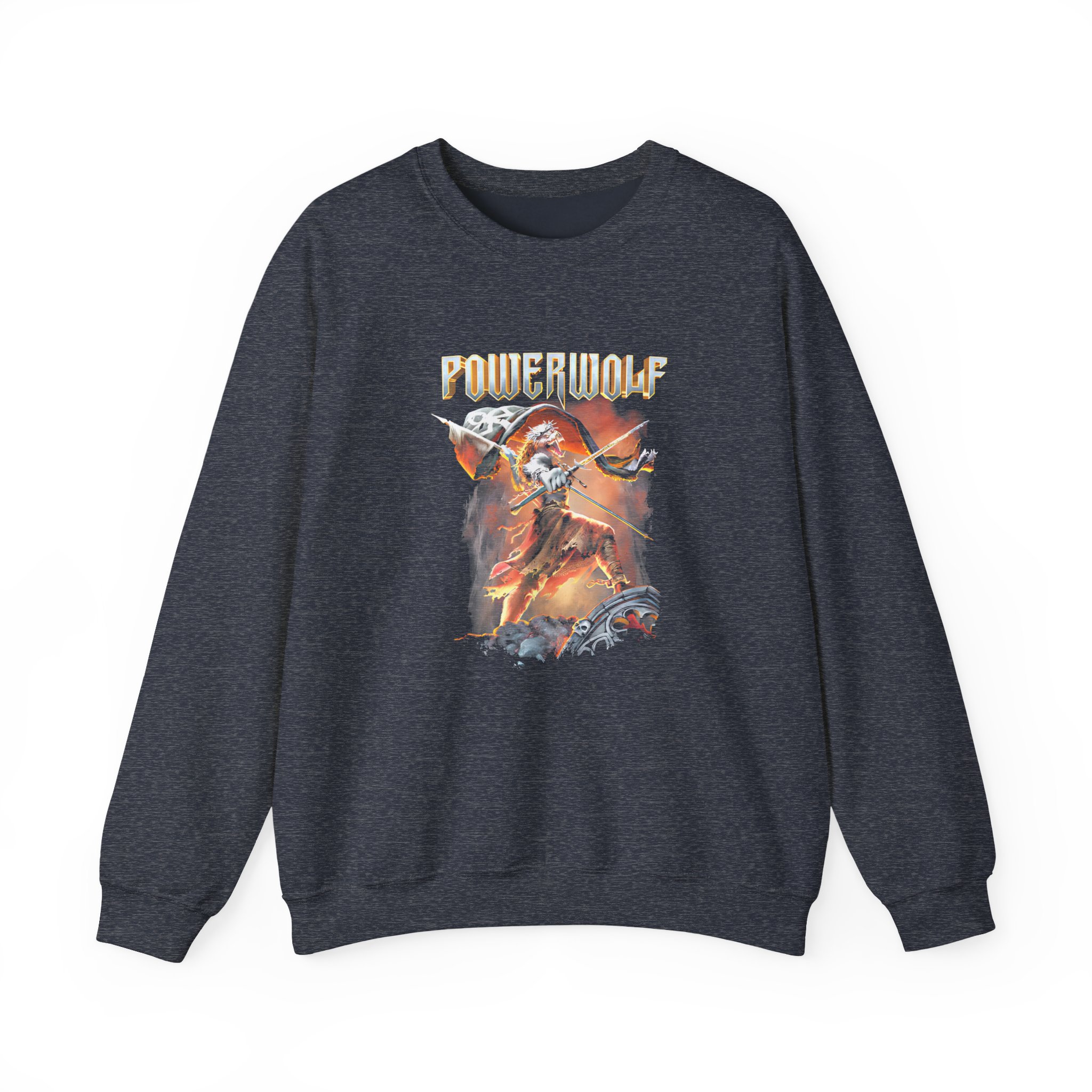 Powerwolf Wild for Life Unisex Heavy Blend™ Crewneck Sweatshirt - Image 5