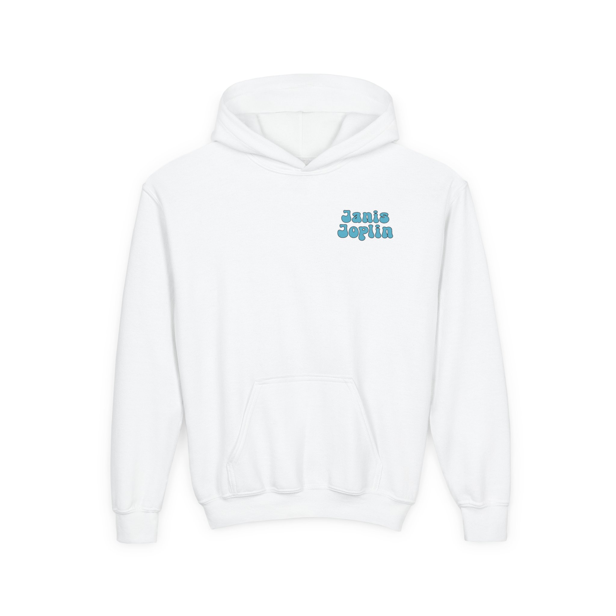 Janis Joplin Sherpa Fleece Youth Heavy Blend Hooded Sweatshirt