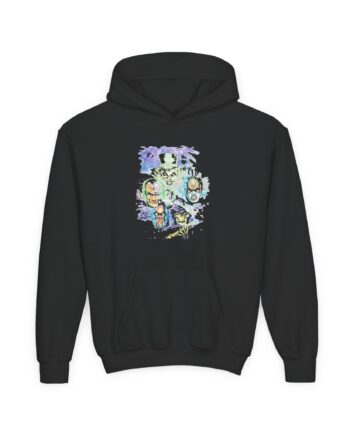 Thunderdome Dance Or Die Youth Heavy Blend Hooded Sweatshirt