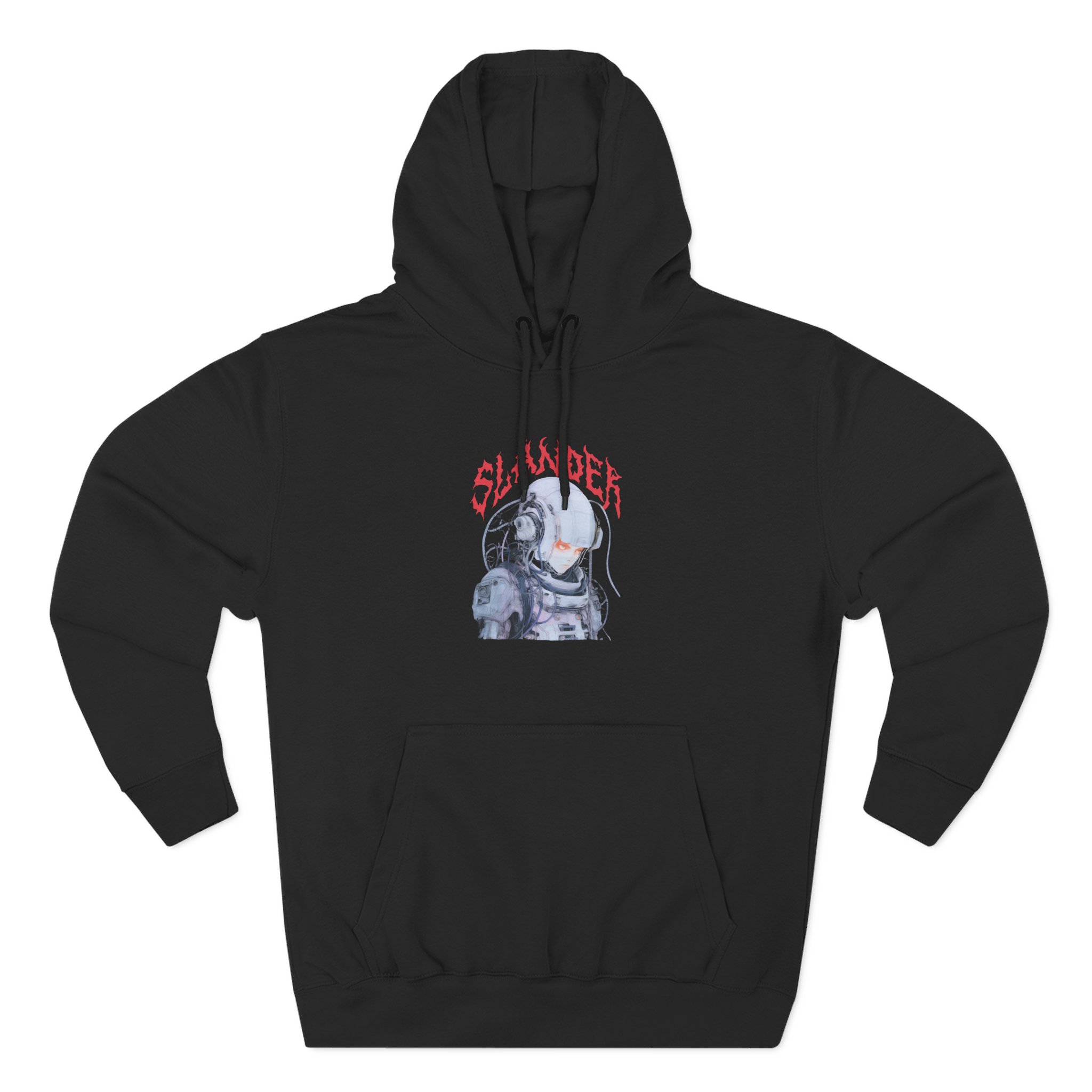 Slander Gud Vibrations Graffiti Three-Panel Fleece Hoodie