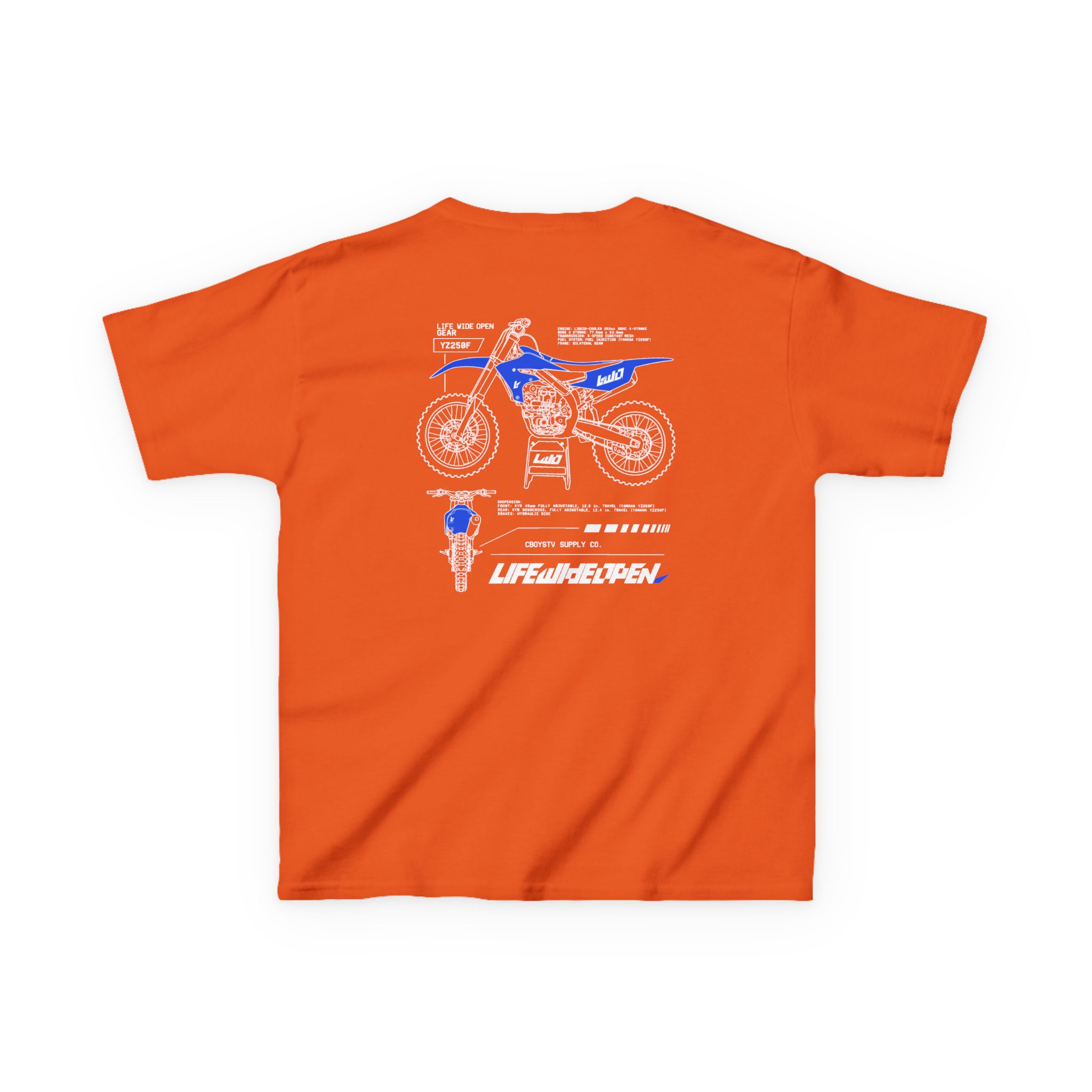 Kids Cboystv Yamaha Spec Heavy Cotton™ Tee - Image 6