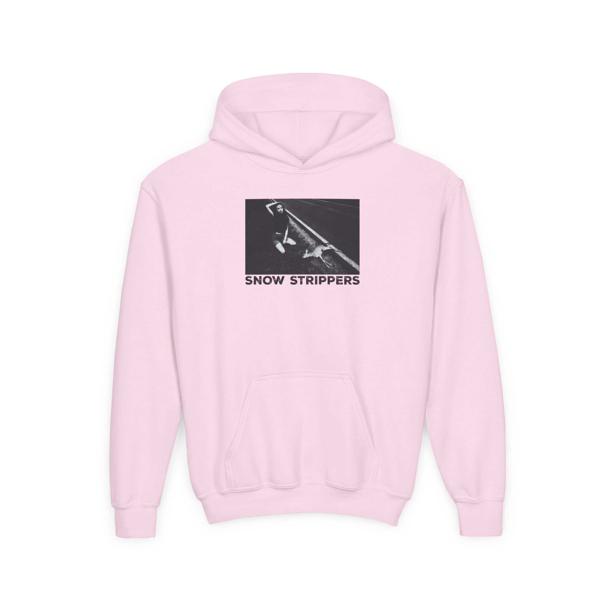 Youth Snow Strippers Heavy Blend Hooded Sweatshirt - Image 7