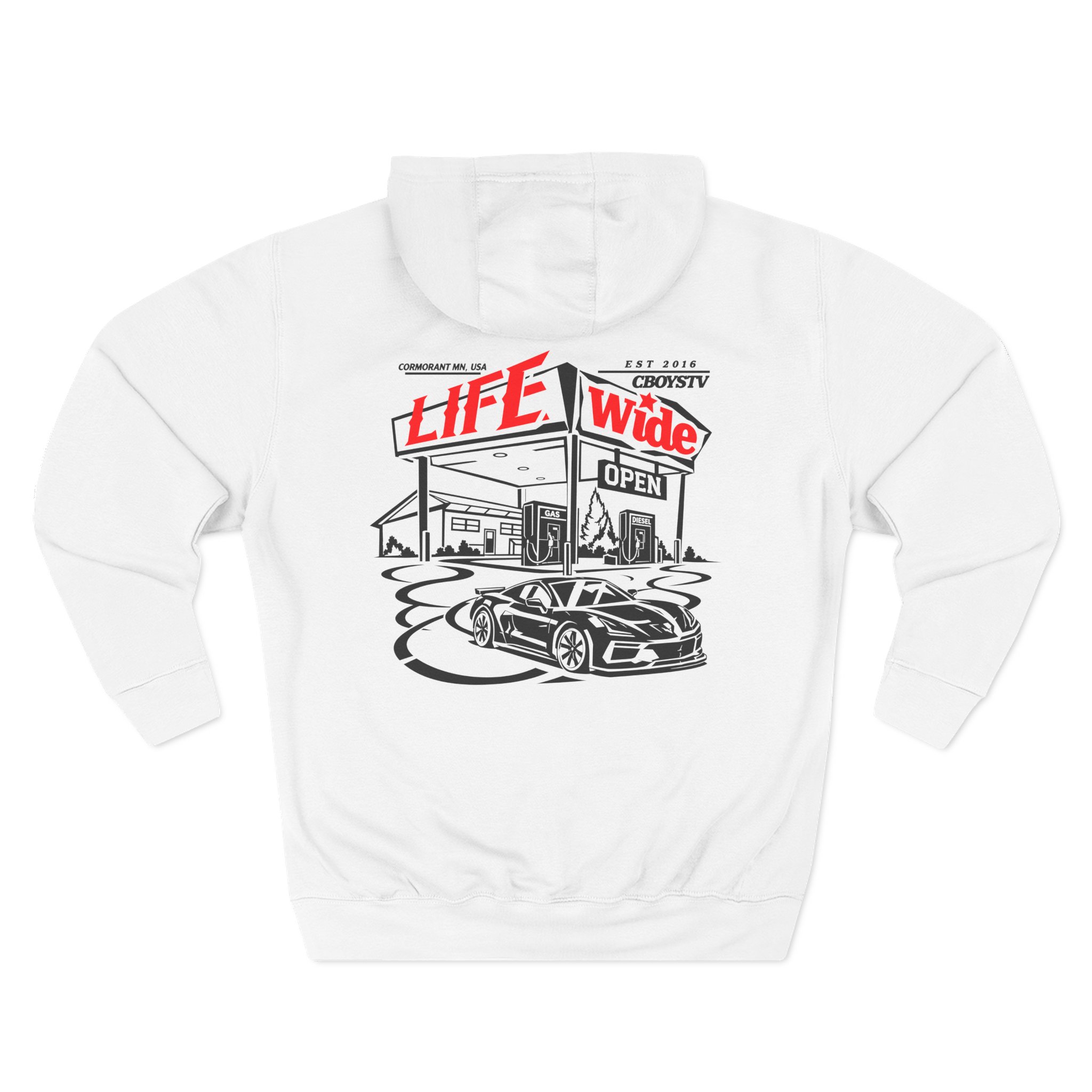 Cboystv C7-Store Three-Panel Fleece Hoodie - Image 2
