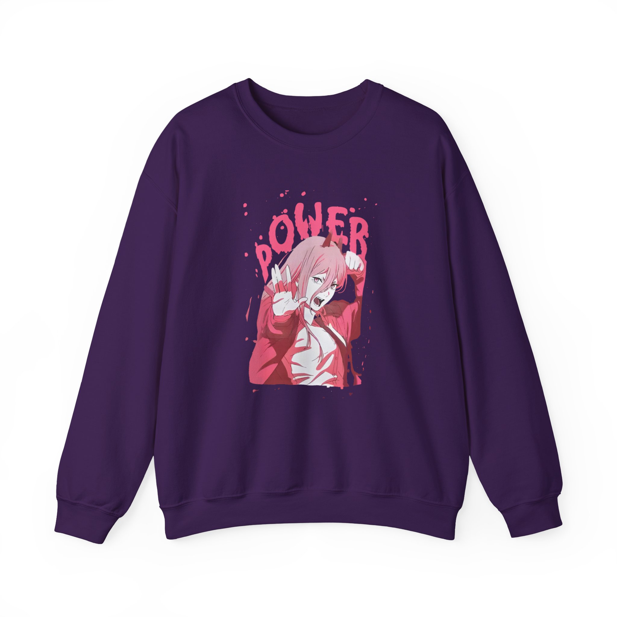 Chainsaw Man Power Splatter Unisex Heavy Blend™ Crewneck Sweatshirt - Image 13