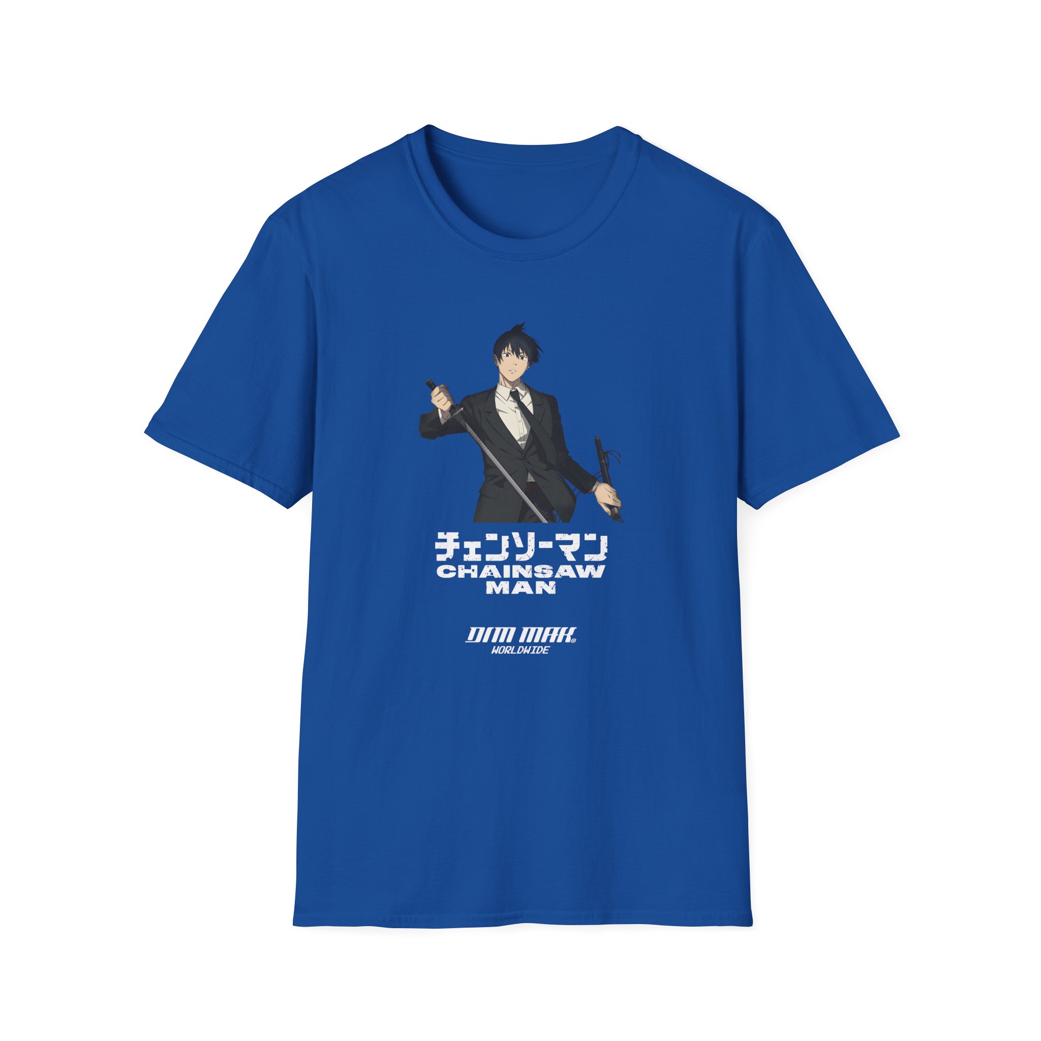 Chainsaw Man X Dim Mak Aki Unisex Softstyle T-Shirt - Image 9