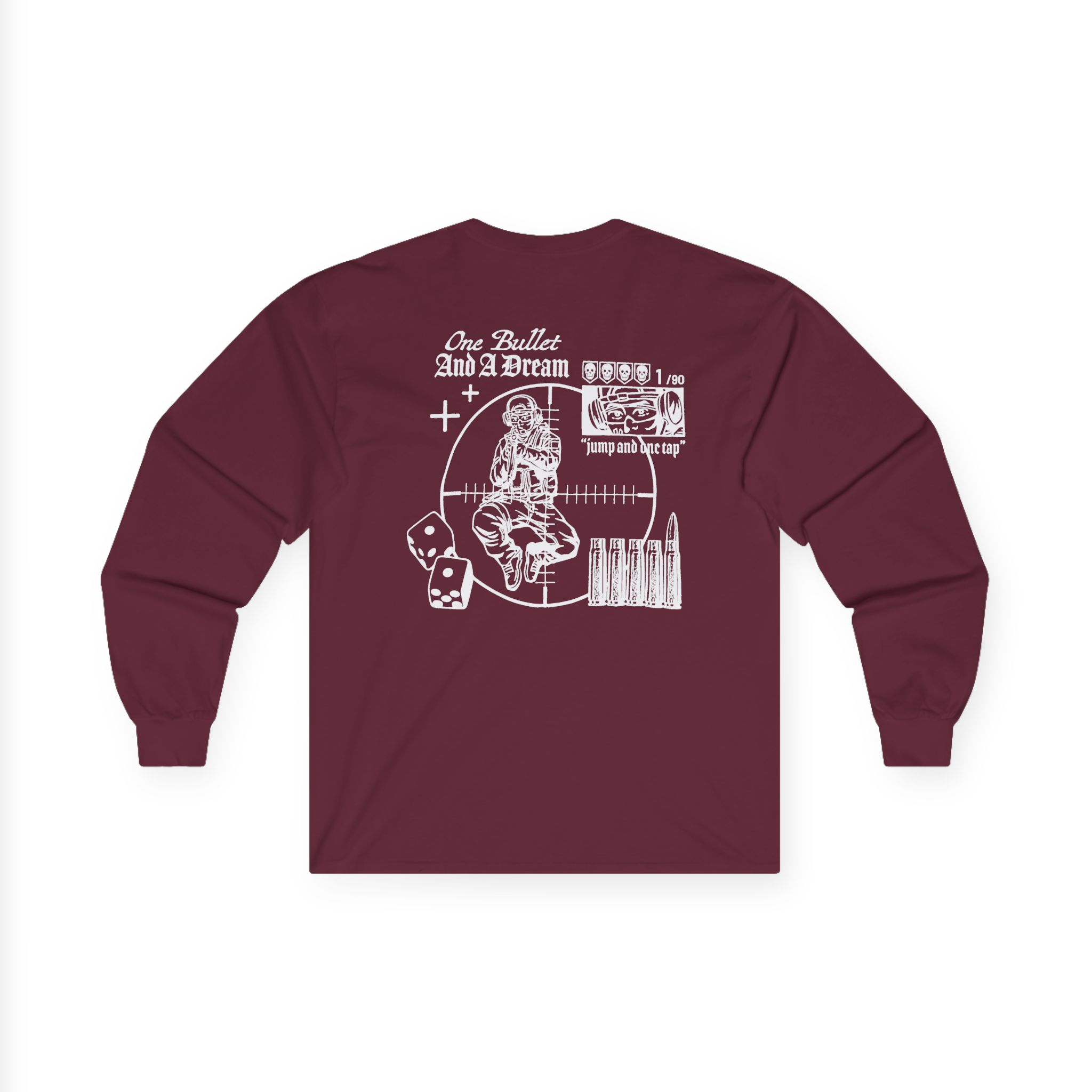 Shroud One Bulle Unisex Ultra Cotton Long Sleeve Tee - Image 4