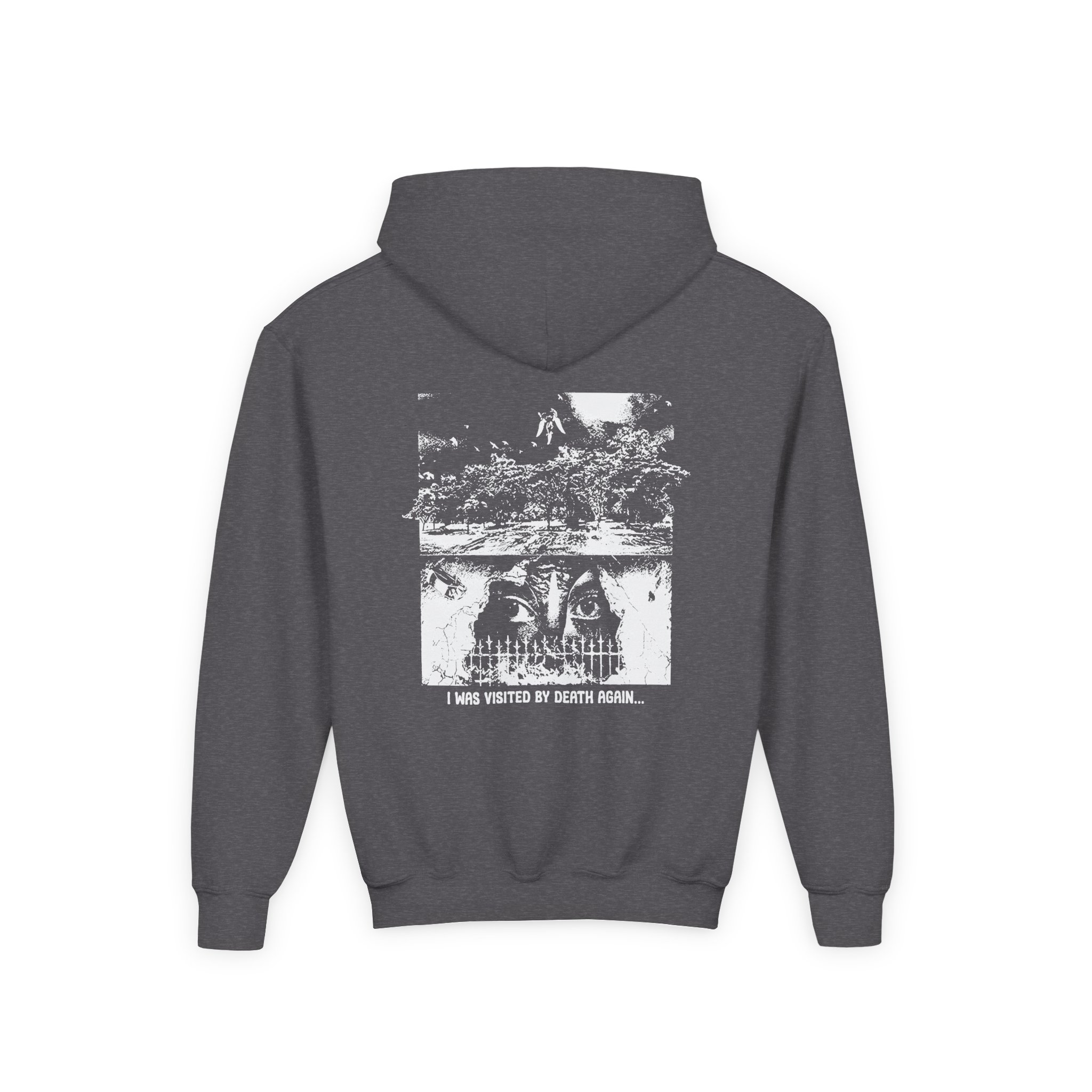 Knocked Loose Death Against Us Youth Heavy Blend Hooded Sweatshirt - Image 8