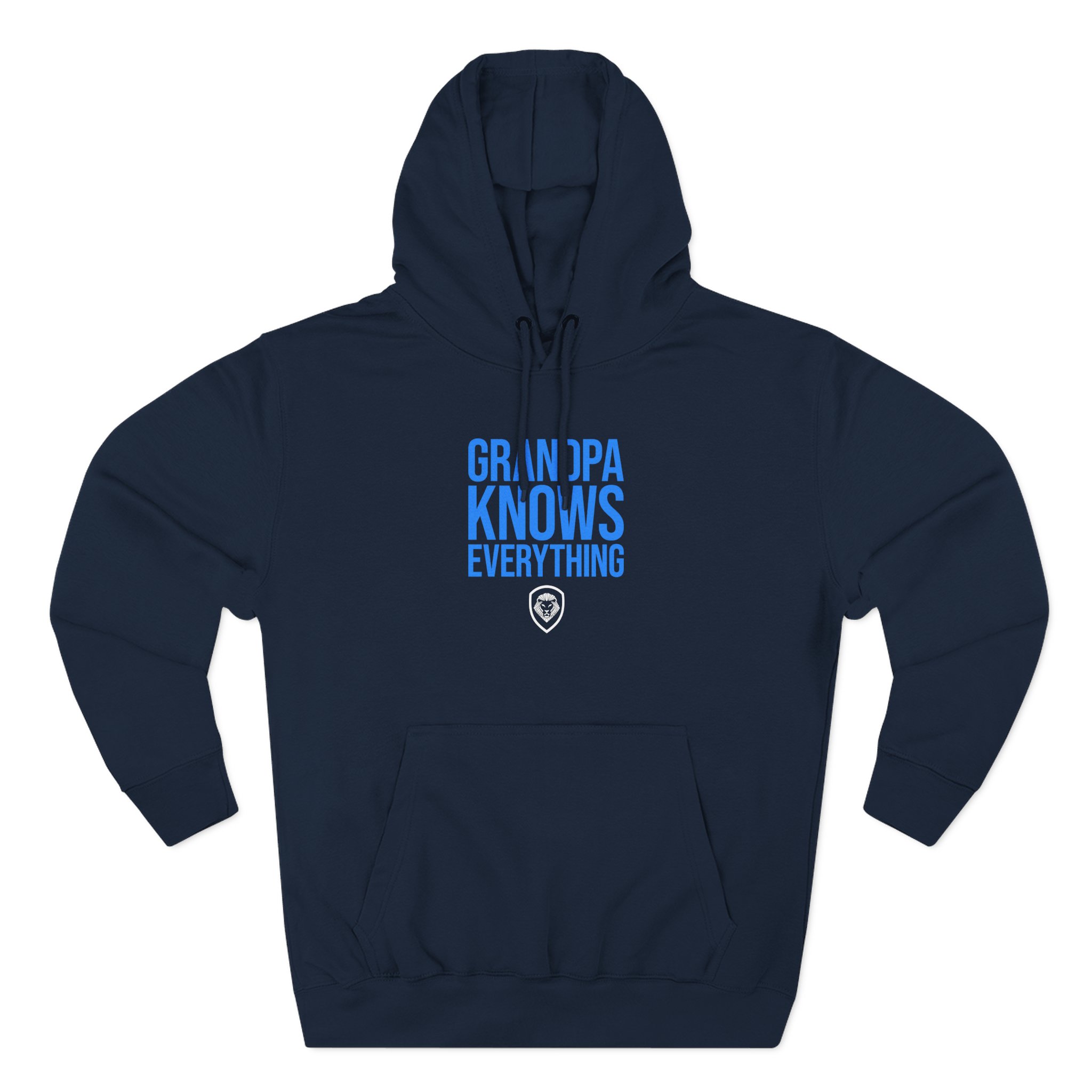 Valuetainment Grandpa Knows Everything Three-Panel Fleece Hoodie - Image 7