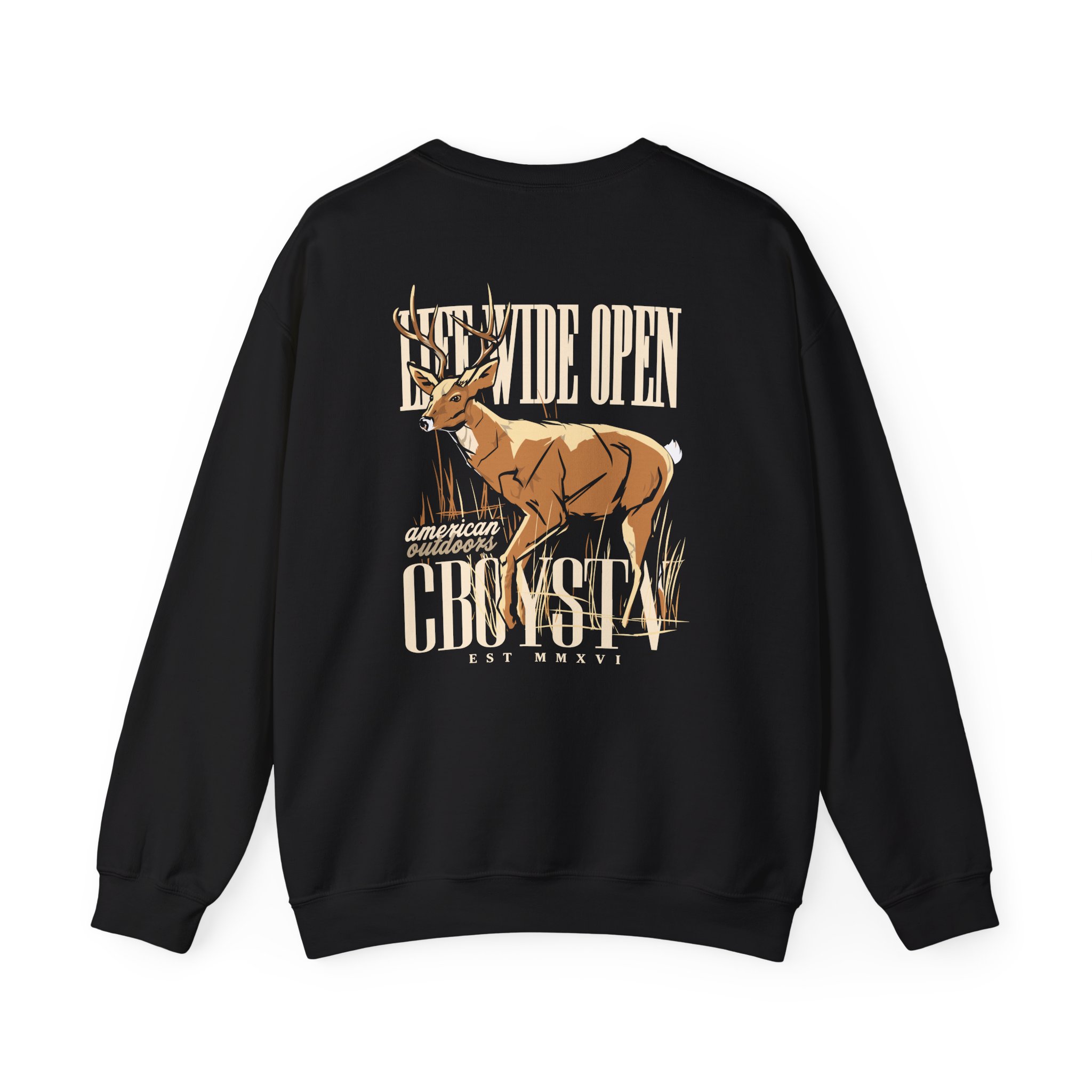 Cboystv Whitetail Unisex Heavy Blend™ Crewneck Sweatshirt - Image 2