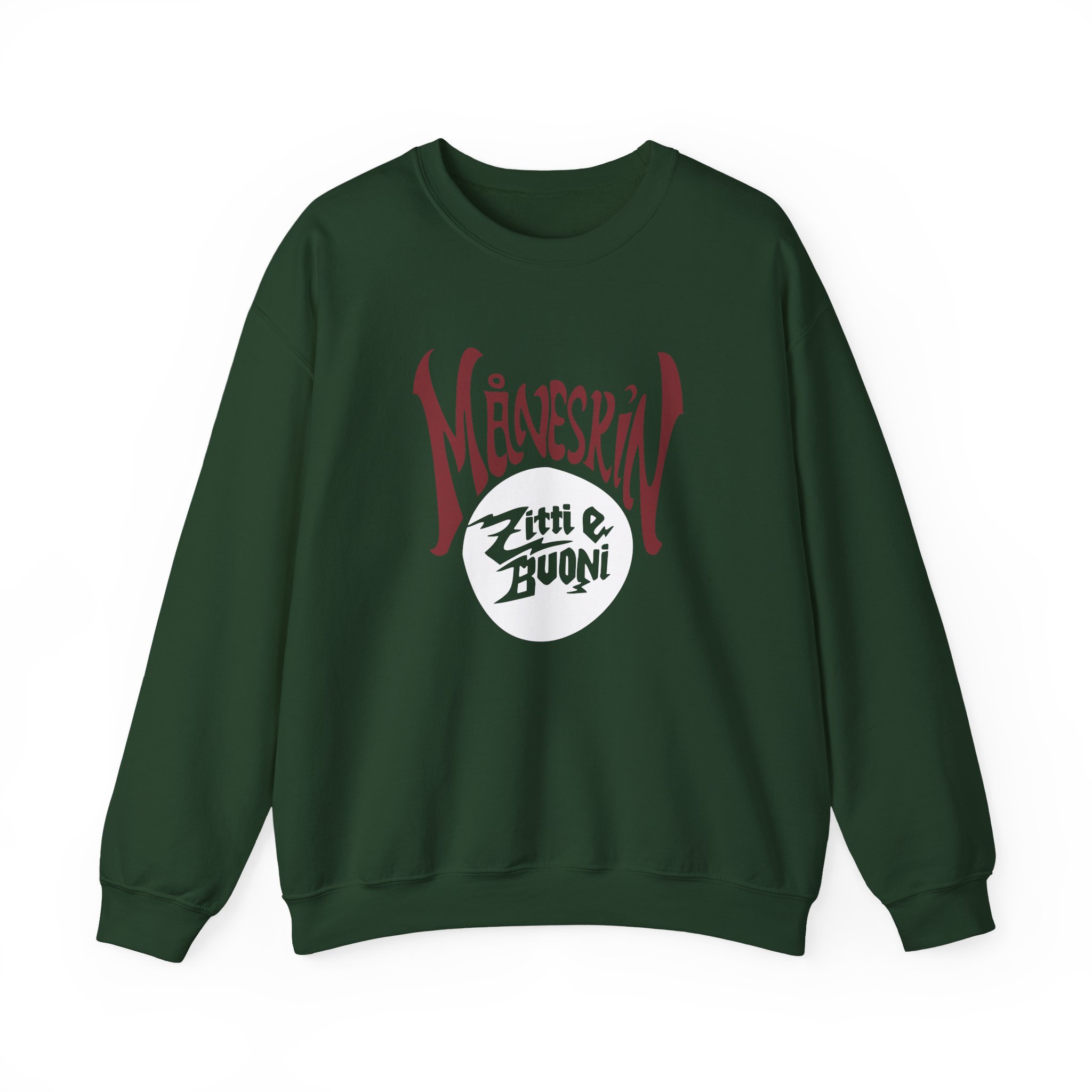 Maneskin Zitti e Buoni Unisex Heavy Blend™ Crewneck Sweatshirt - Image 5