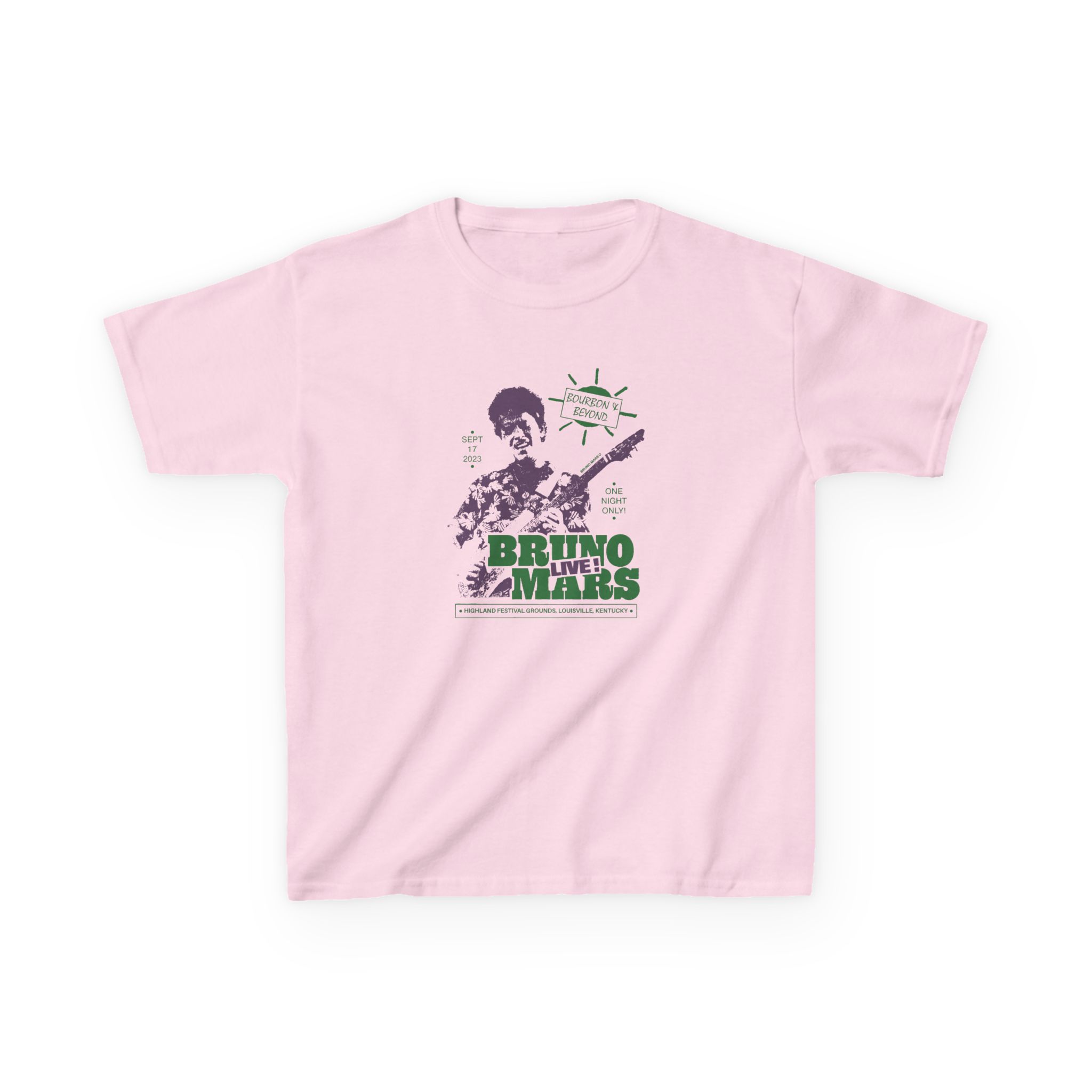 Kids Bruno Mars Live Bourbon & Beyond Heavy Cotton™ Tee - Image 9