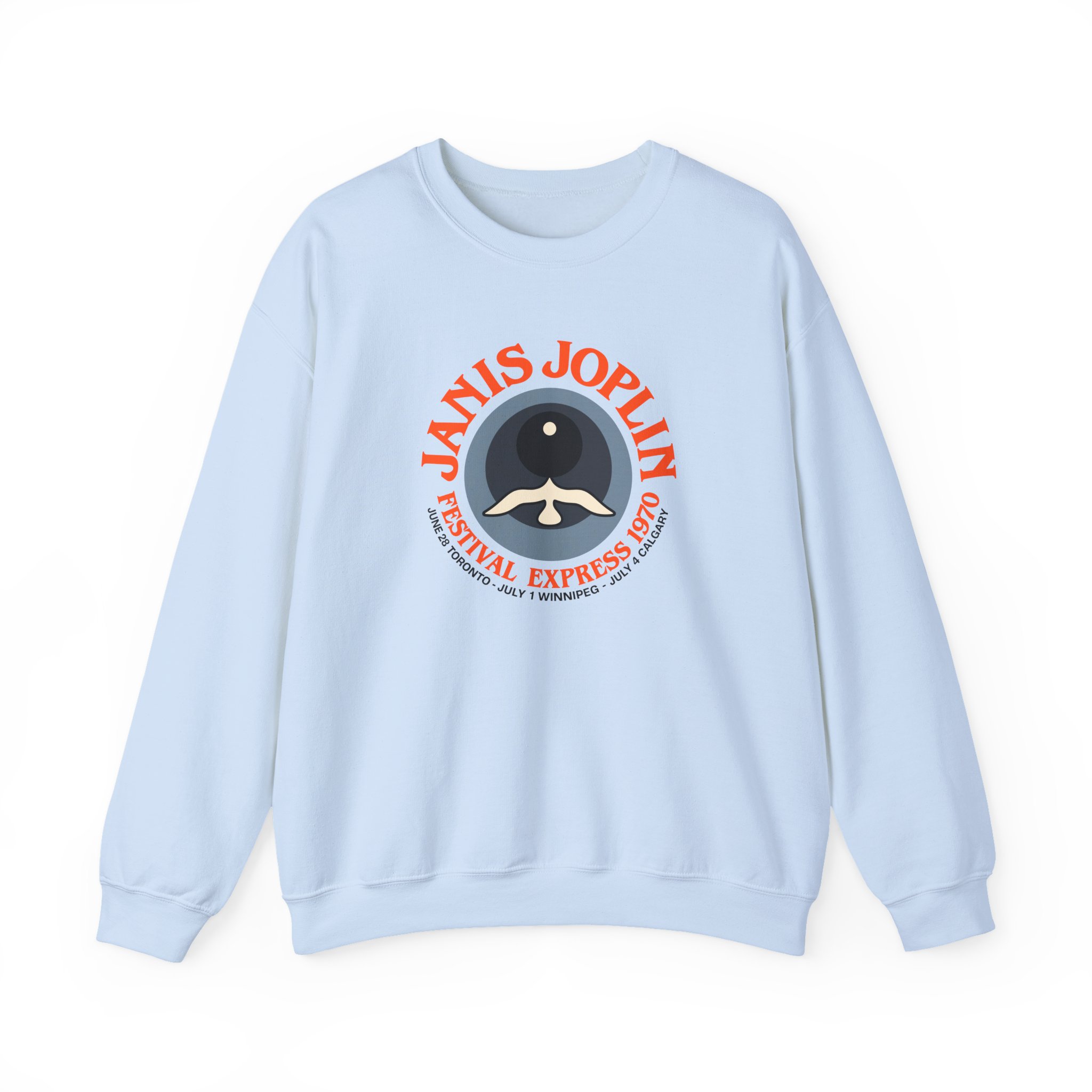 Janis Joplin Festival Express 1970 Unisex Heavy Blend™ Crewneck Sweatshirt - Image 9