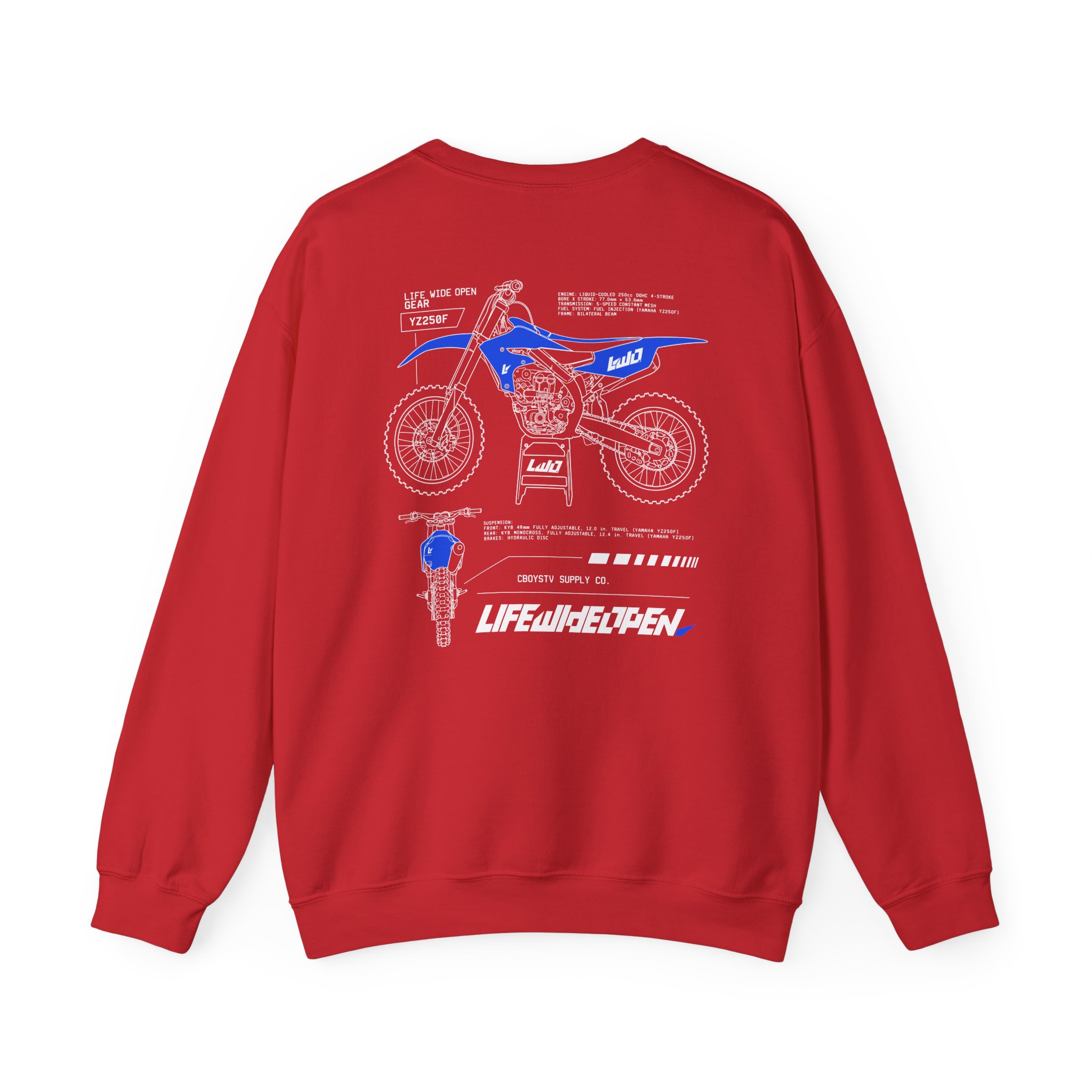 Cboystv Yamaha Spec Unisex Heavy Blend™ Crewneck Sweatshirt - Image 22