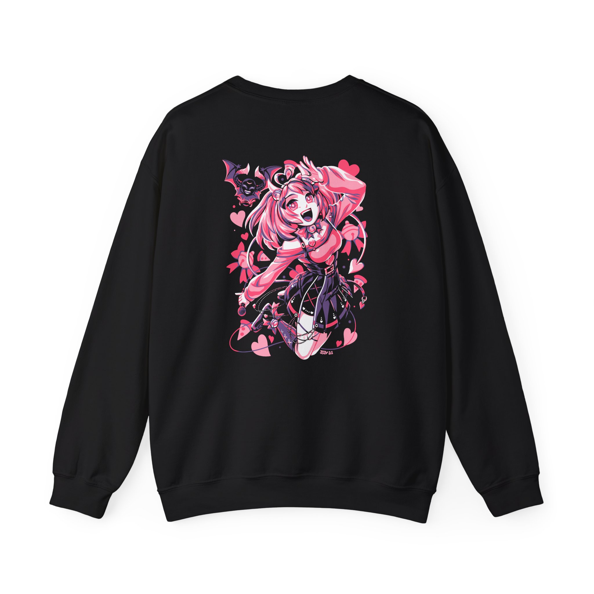 Ironmouse Anime Unisex Heavy Blend™ Crewneck Sweatshirt - Image 2