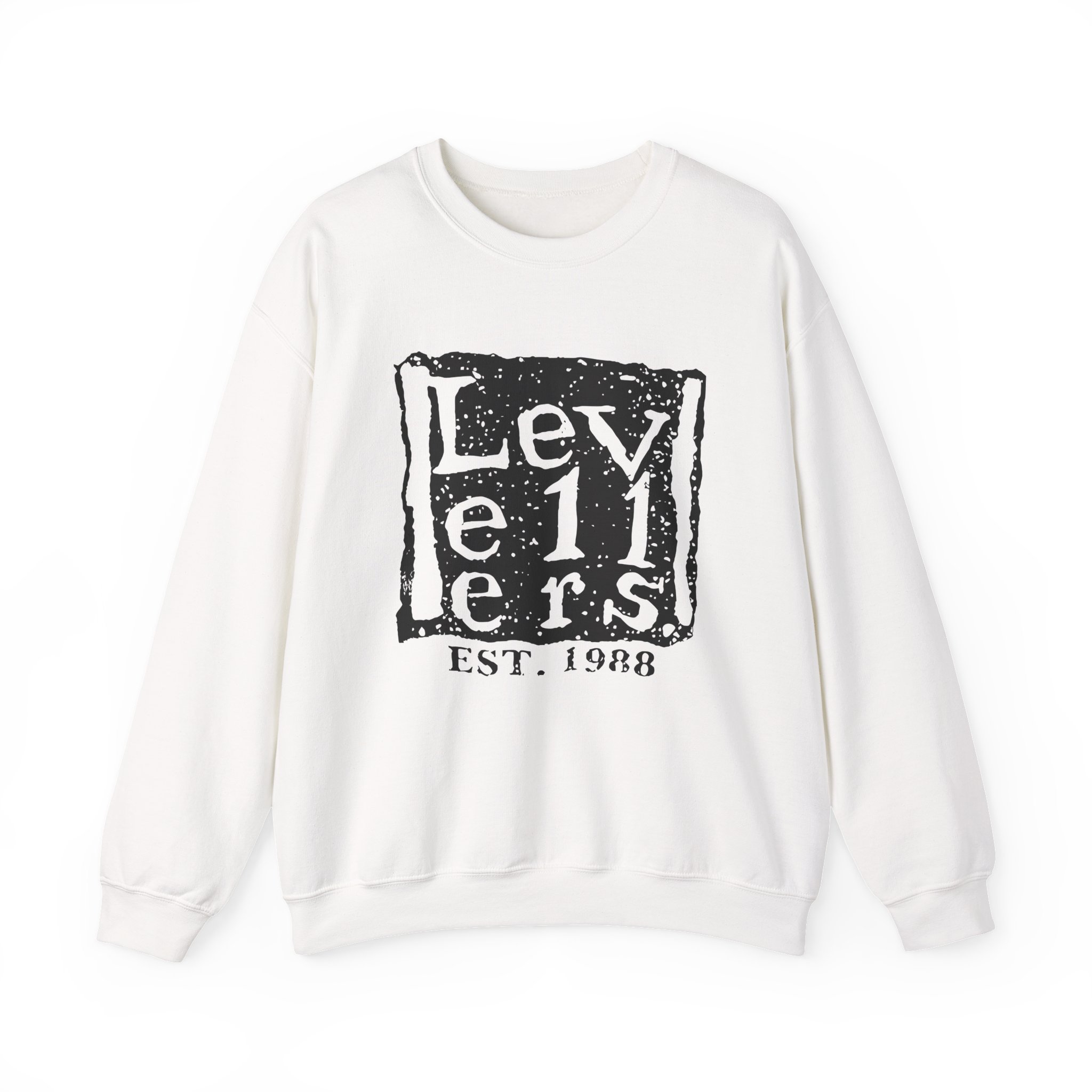 Levellers Logo Unisex Heavy Blend™ Crewneck Sweatshirt - Image 3