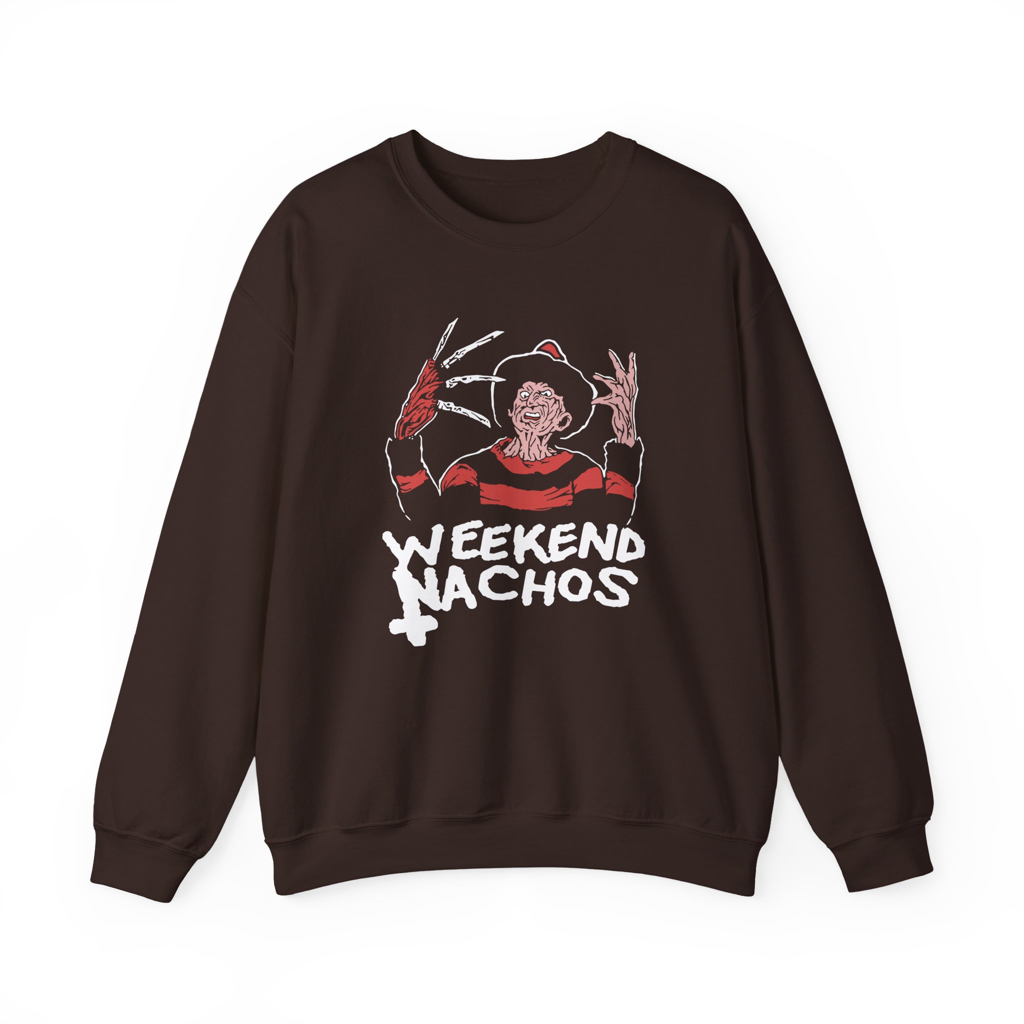 Weekend Nachos Freddy Unisex Heavy Blend™ Crewneck Sweatshirt - Image 3