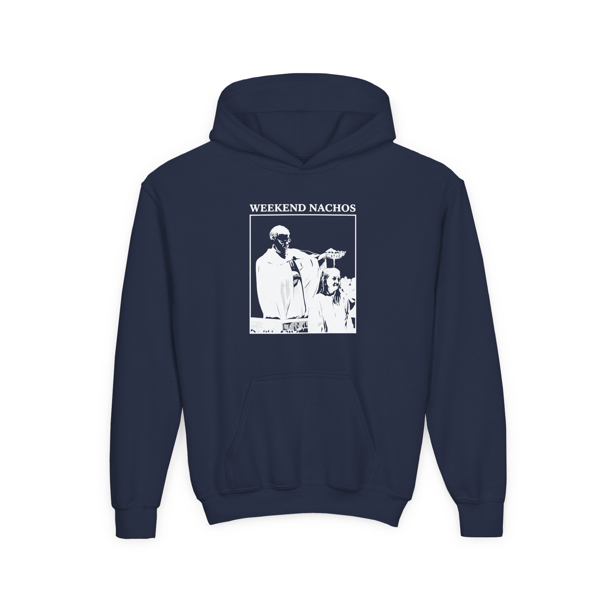 Youth Weekend Nachos Heavy Blend Hooded Sweatshirt - Image 7