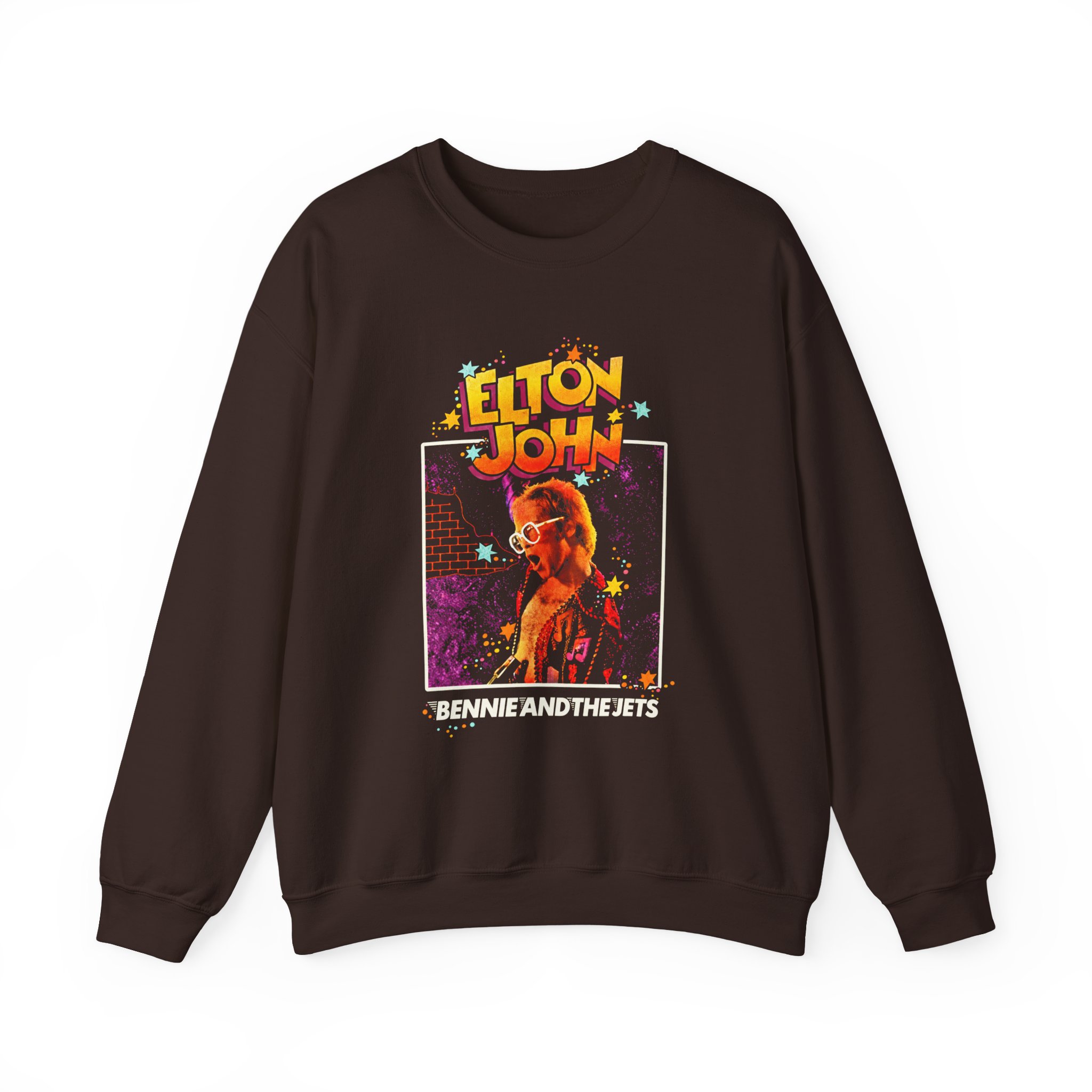 Ej Farewell Bennie and the Jets Retro Unisex Heavy Blend™ Crewneck Sweatshirt - Image 5