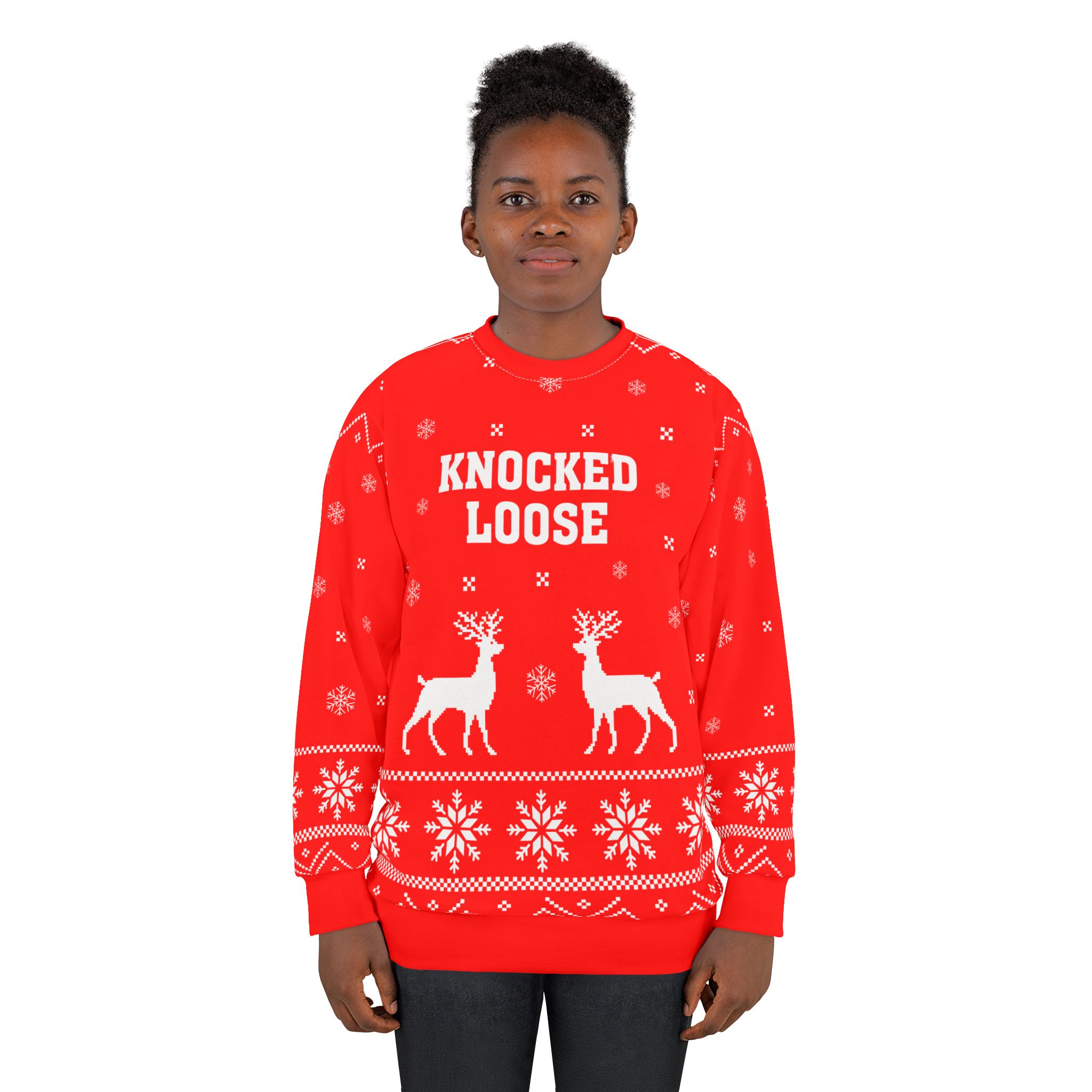 Knocked Loose Unisex Sweatshirt (AOP) - Image 3