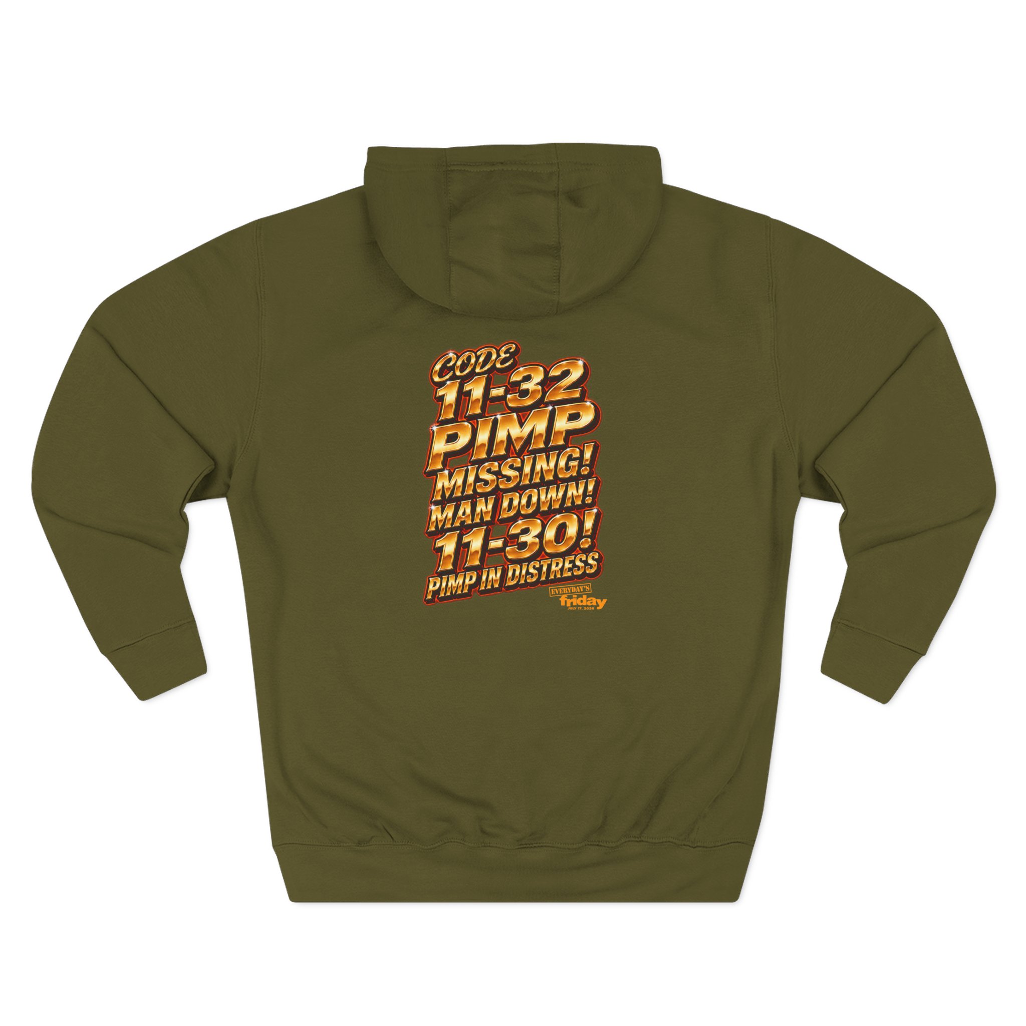 Ice Cube Pimp Three-Panel Fleece Hoodie - Image 6