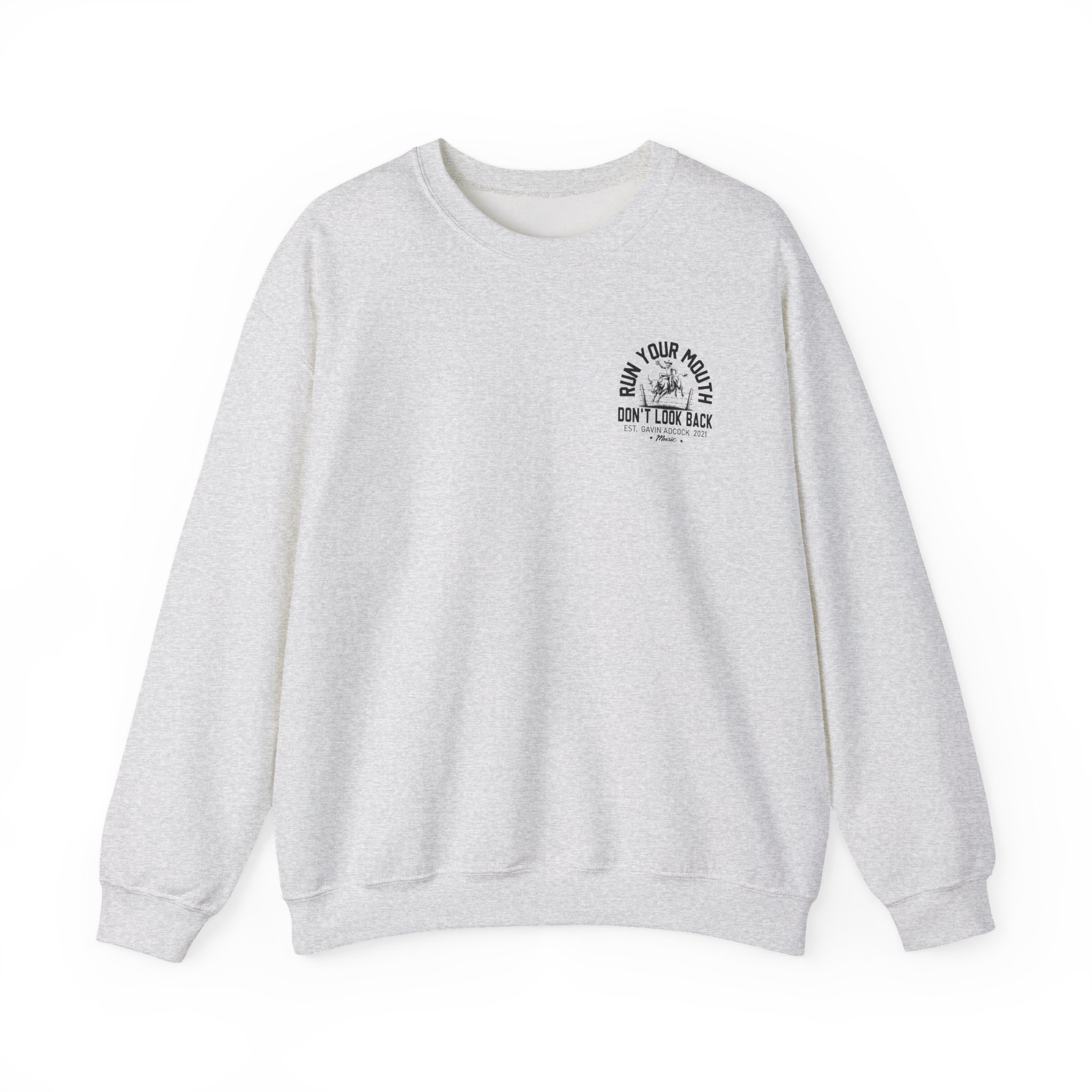 Gavin Adcock Run Your Mouth Unisex Heavy Blend™ Crewneck Sweatshirt - Image 3