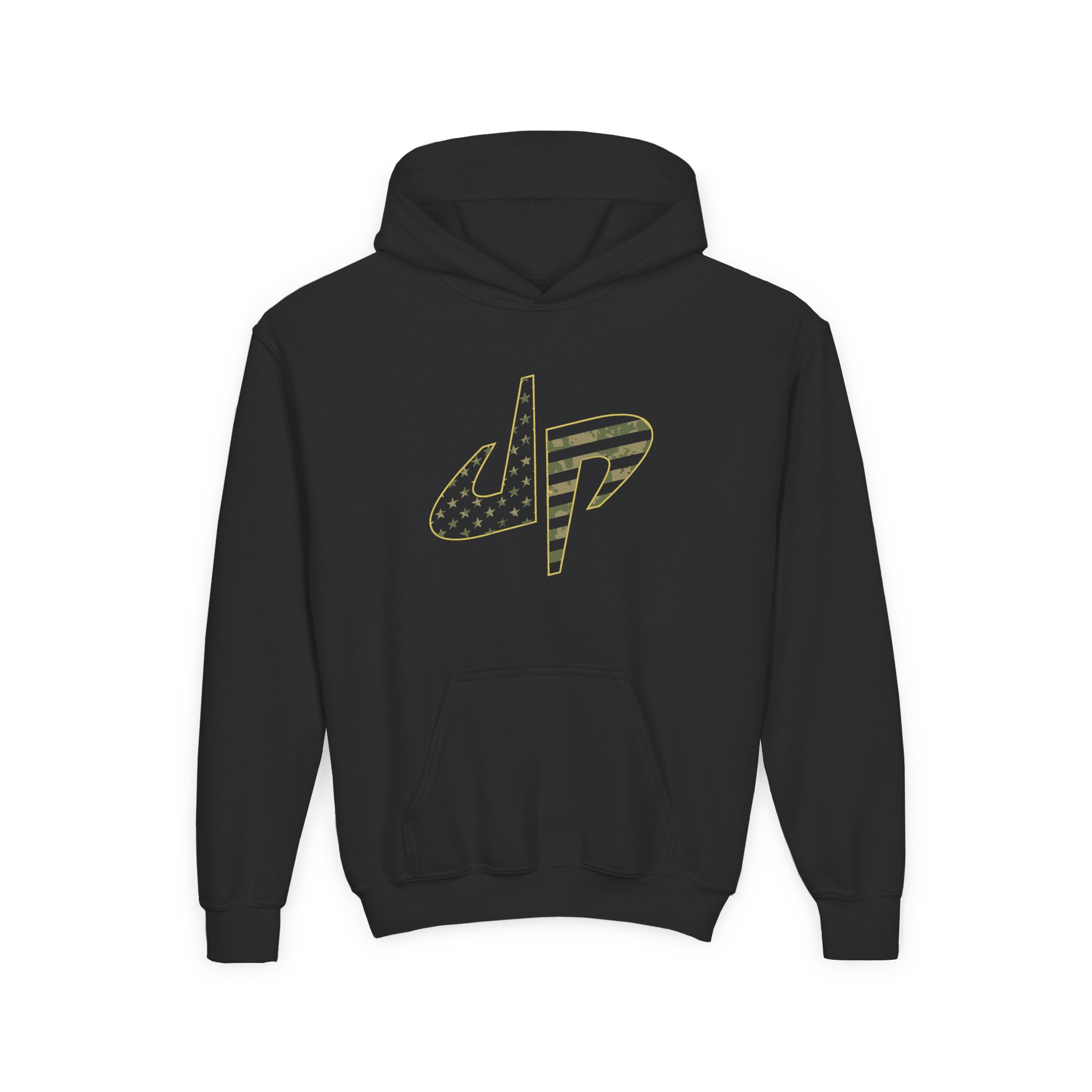 Dude Perfect Salute To Service Youth Heavy Blend Hooded Sweatshirt