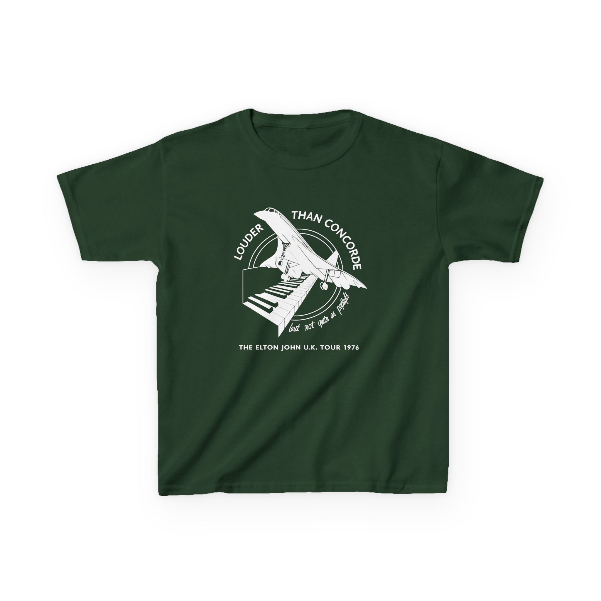 Ej Farewell Vintage Louder Than Concorde Kids Heavy Cotton™ Tee - Image 5