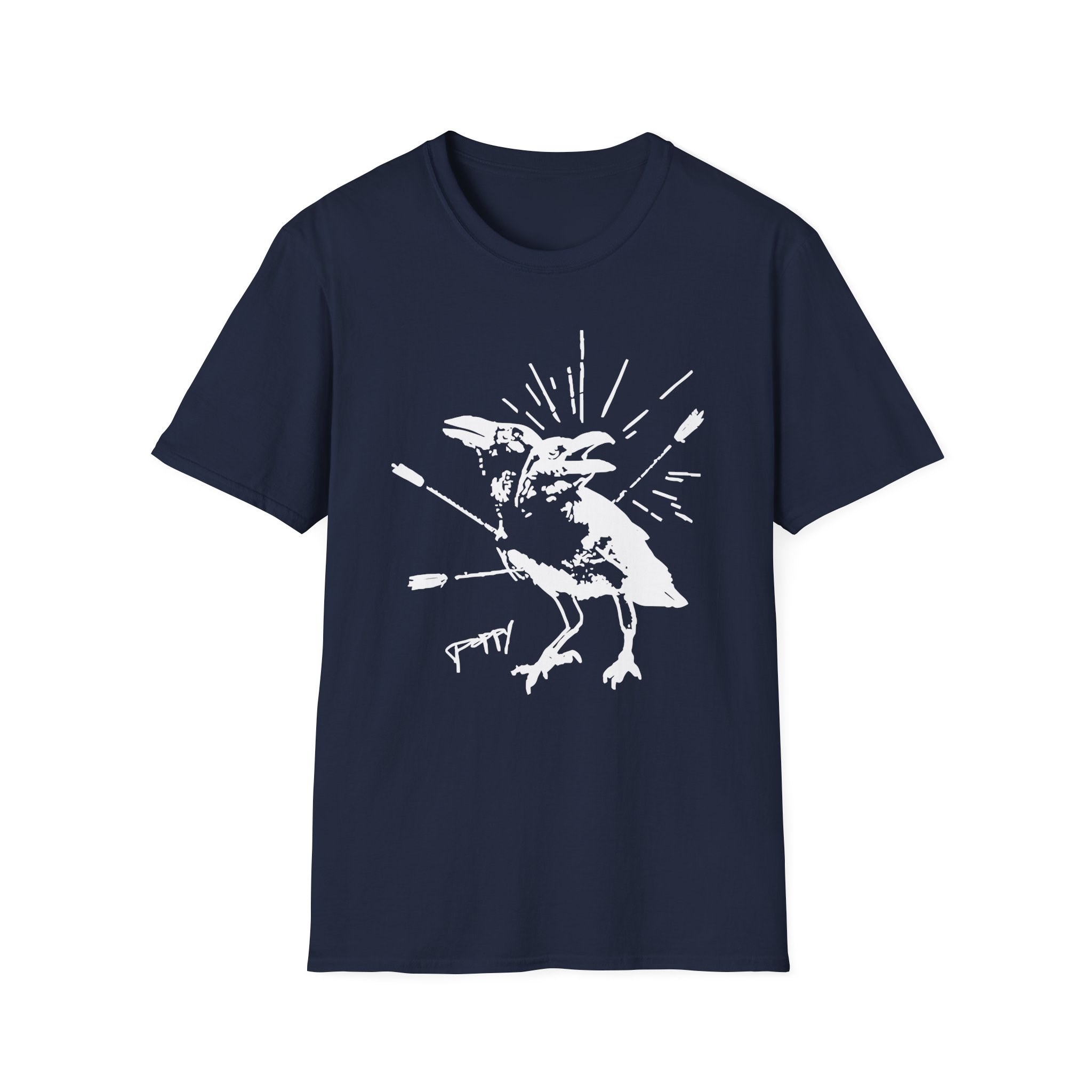 Poppy Coward Birds Unisex Softstyle T-Shirt - Image 13