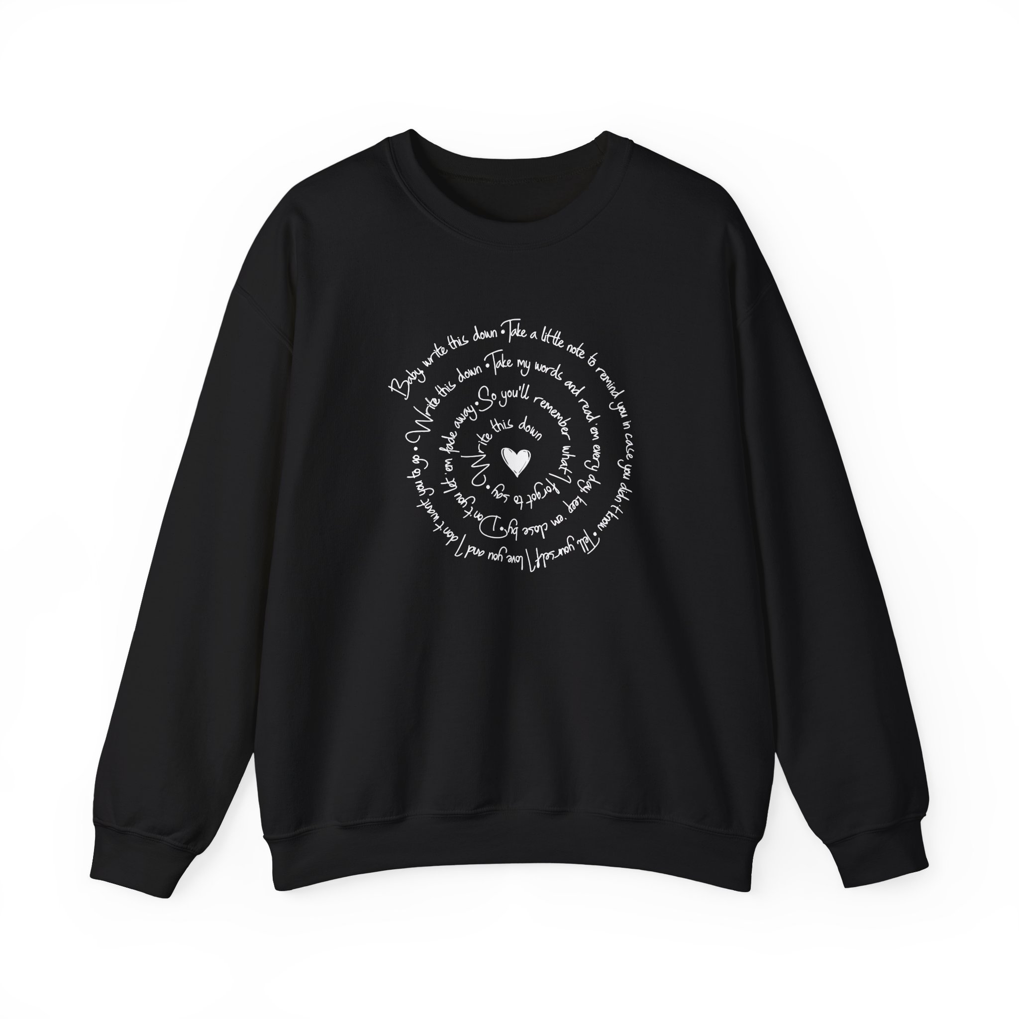 George Strait Wine Write This Down Unisex Heavy Blend™ Crewneck Sweatshirt