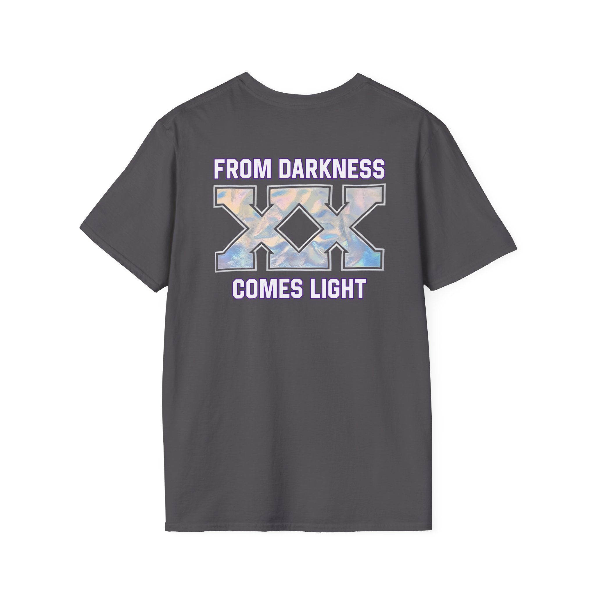 Deathpact From Darkness xx Comes Light Unisex Softstyle T-shirt - Image 10