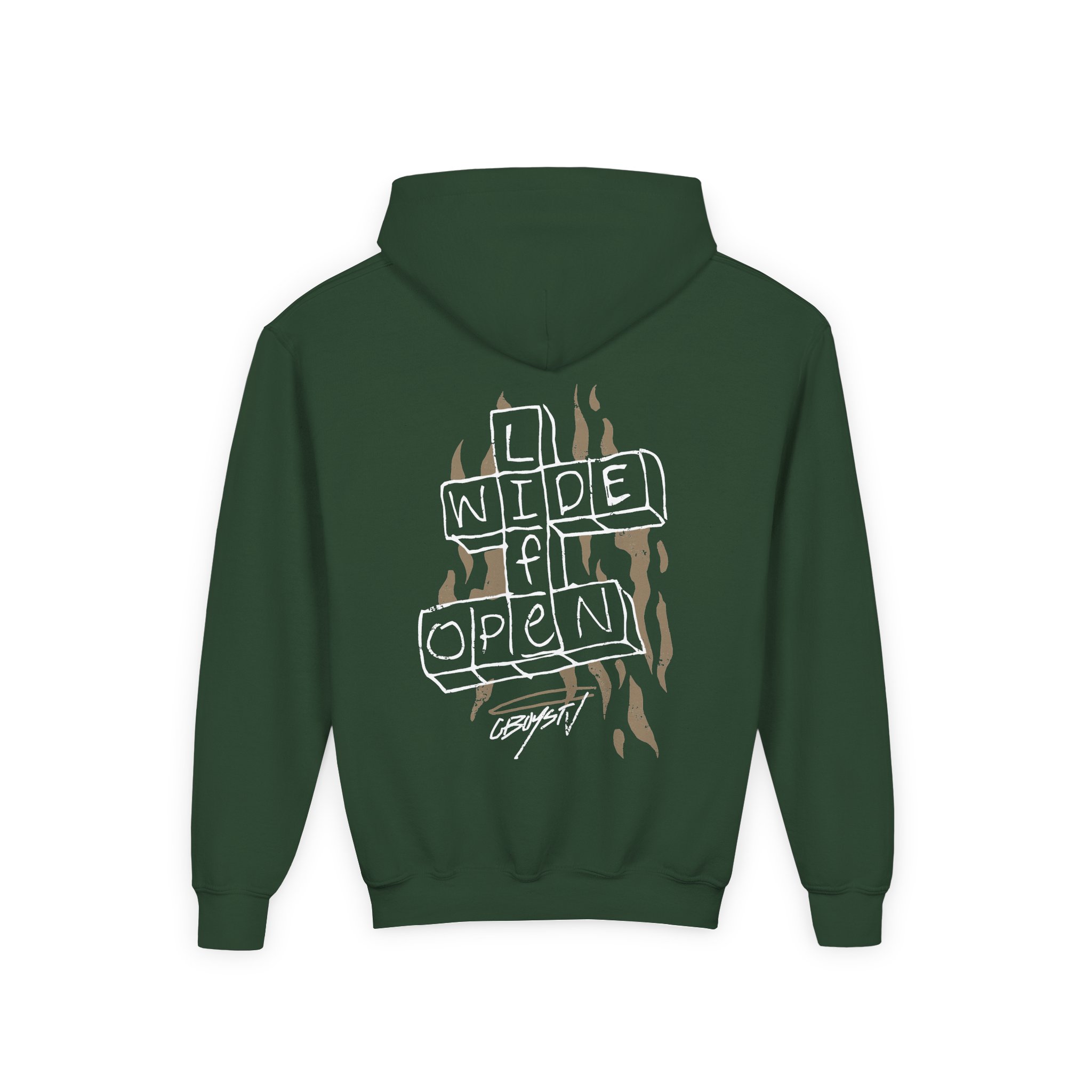 Cboystv Crossword Youth Heavy Blend Hooded Sweatshirt - Image 6