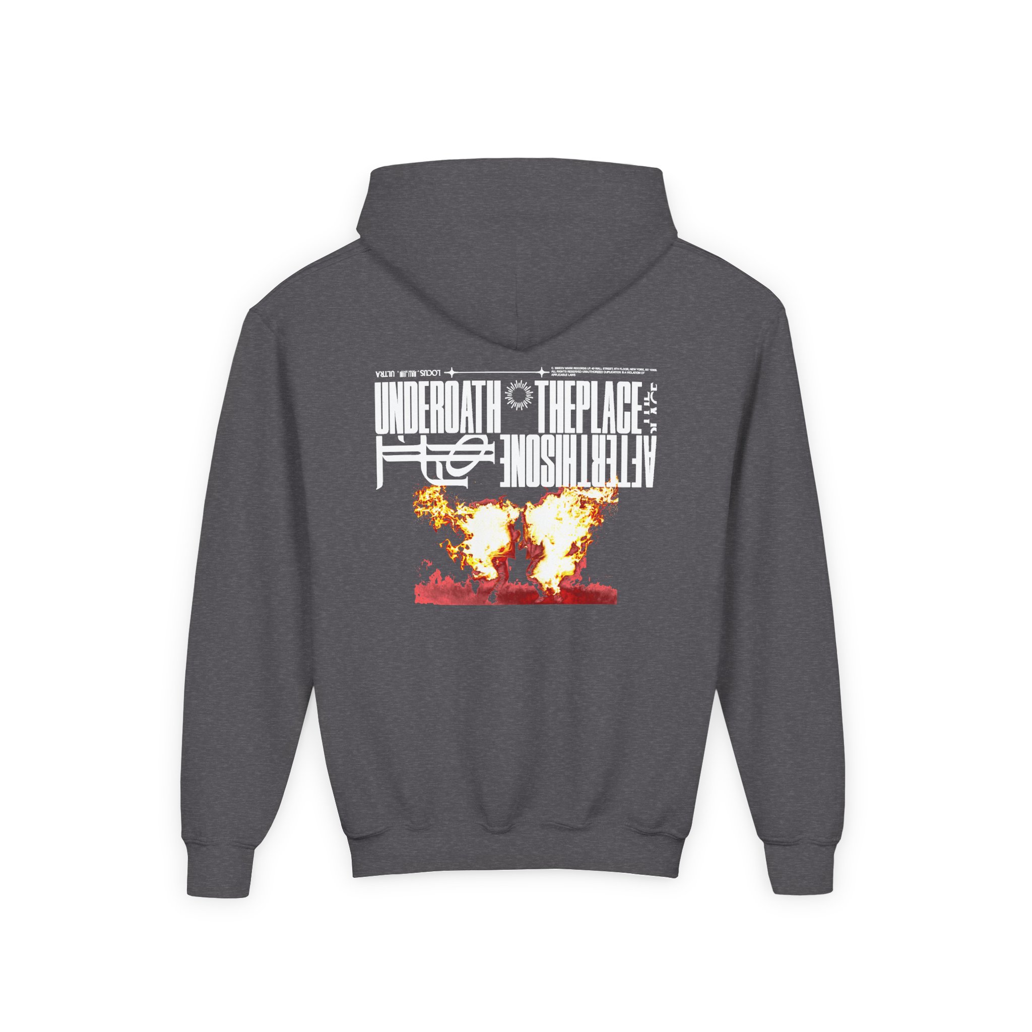 Underoath Youth Heavy Blend Hooded Sweatshirt - Image 8