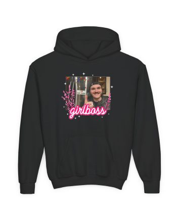 Jschlatt Girlboss Youth Heavy Blend Hooded Sweatshirt