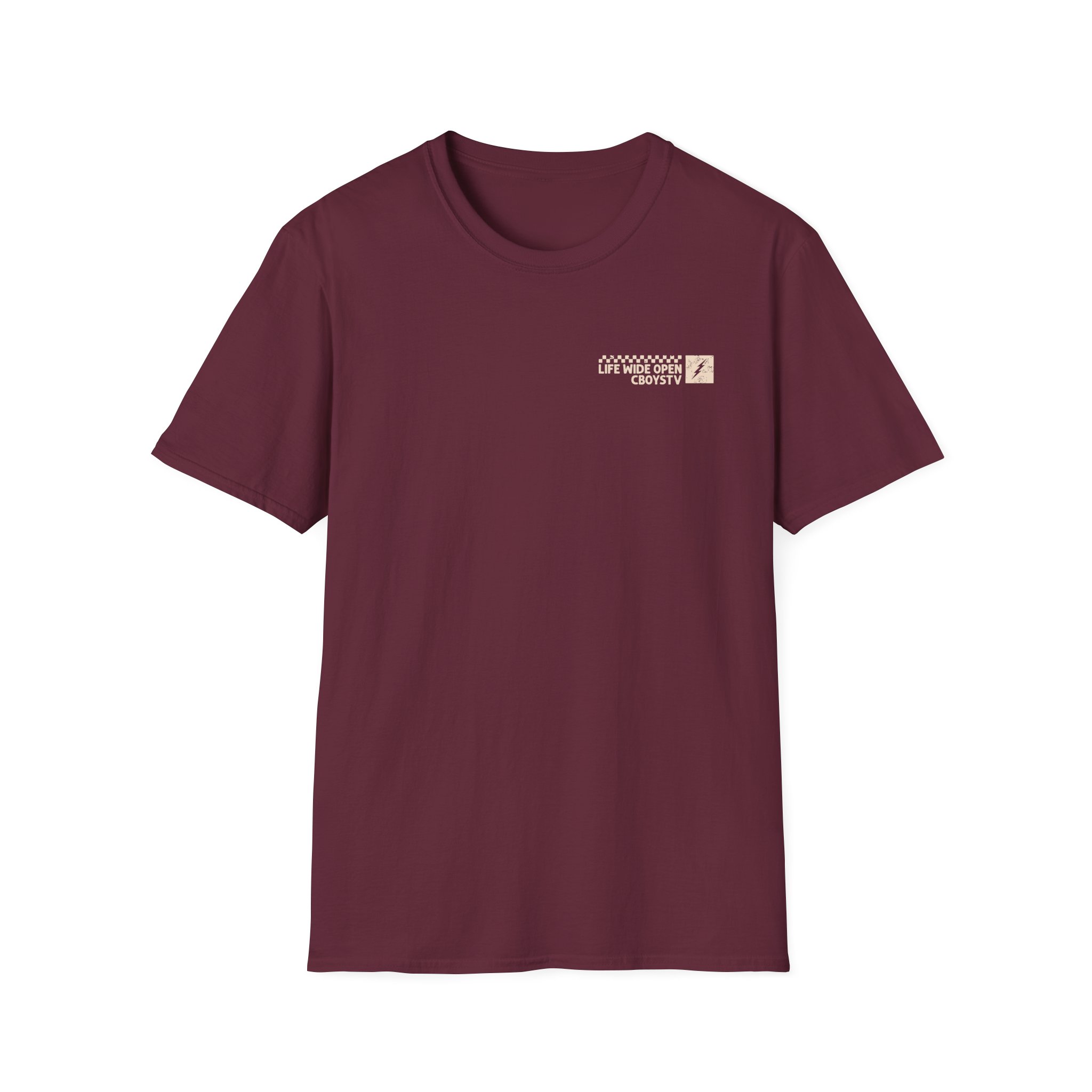 Cboystv Checkered Tournament Unisex Softstyle T-Shirt - Image 3