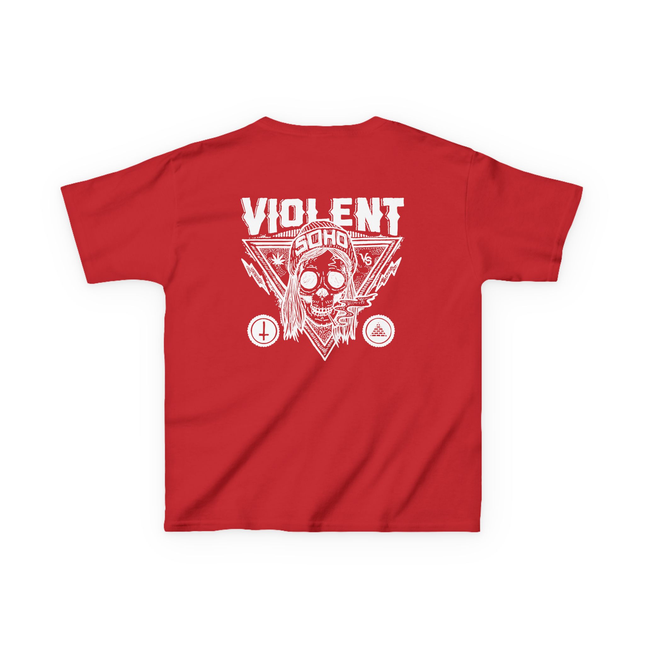 Violent Soho Blazin Skull Kids Heavy Cotton™ Tee - Image 18