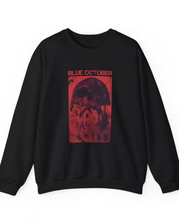 Blue October Skull Smile Unisex Heavy Blend™ Crewneck Sweatshirt