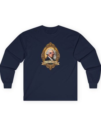 Valuetainment George Washington Unisex Ultra Cotton Long Sleeve Tee