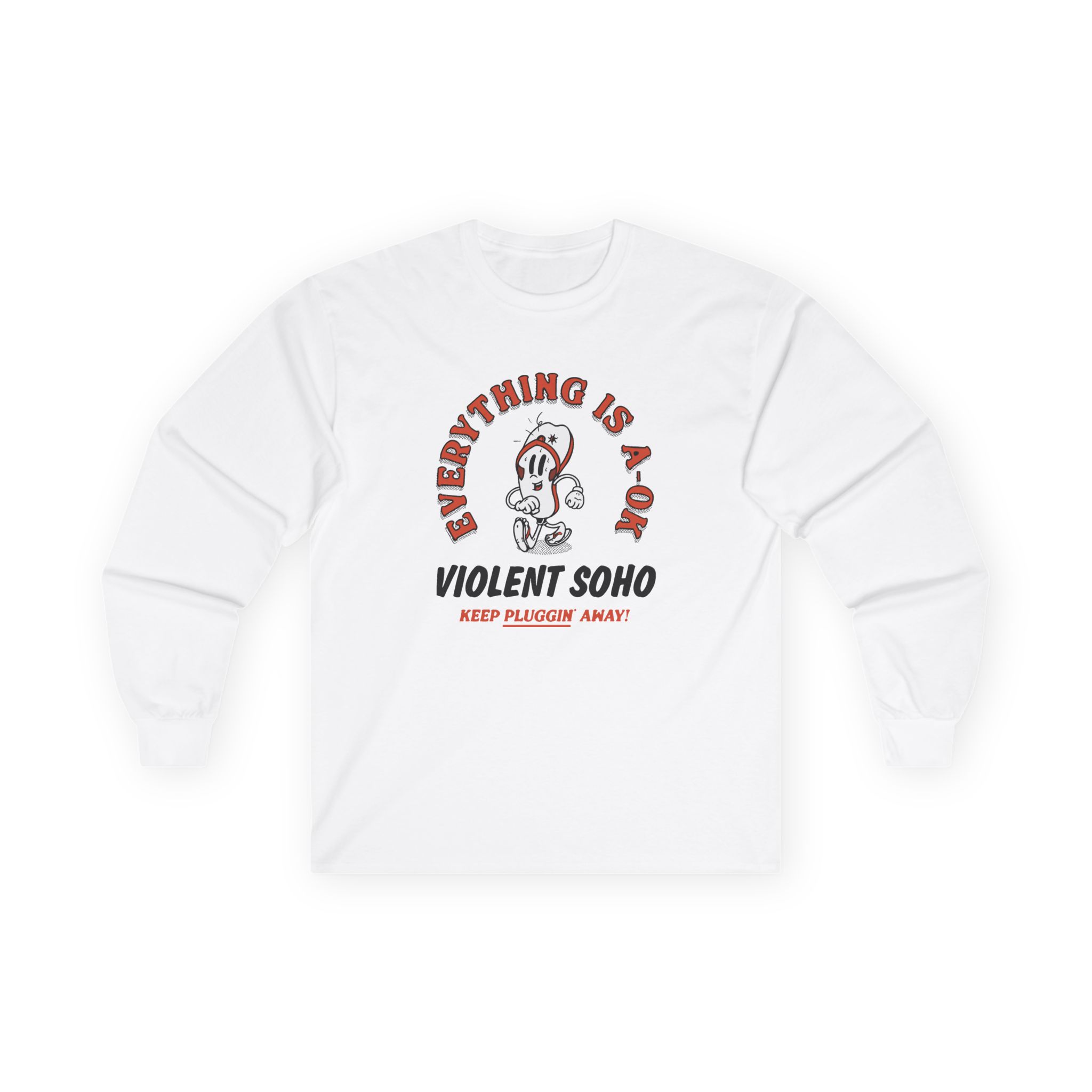 Violent Soho Keep on Pluggin Unisex Ultra Cotton Long Sleeve Tee