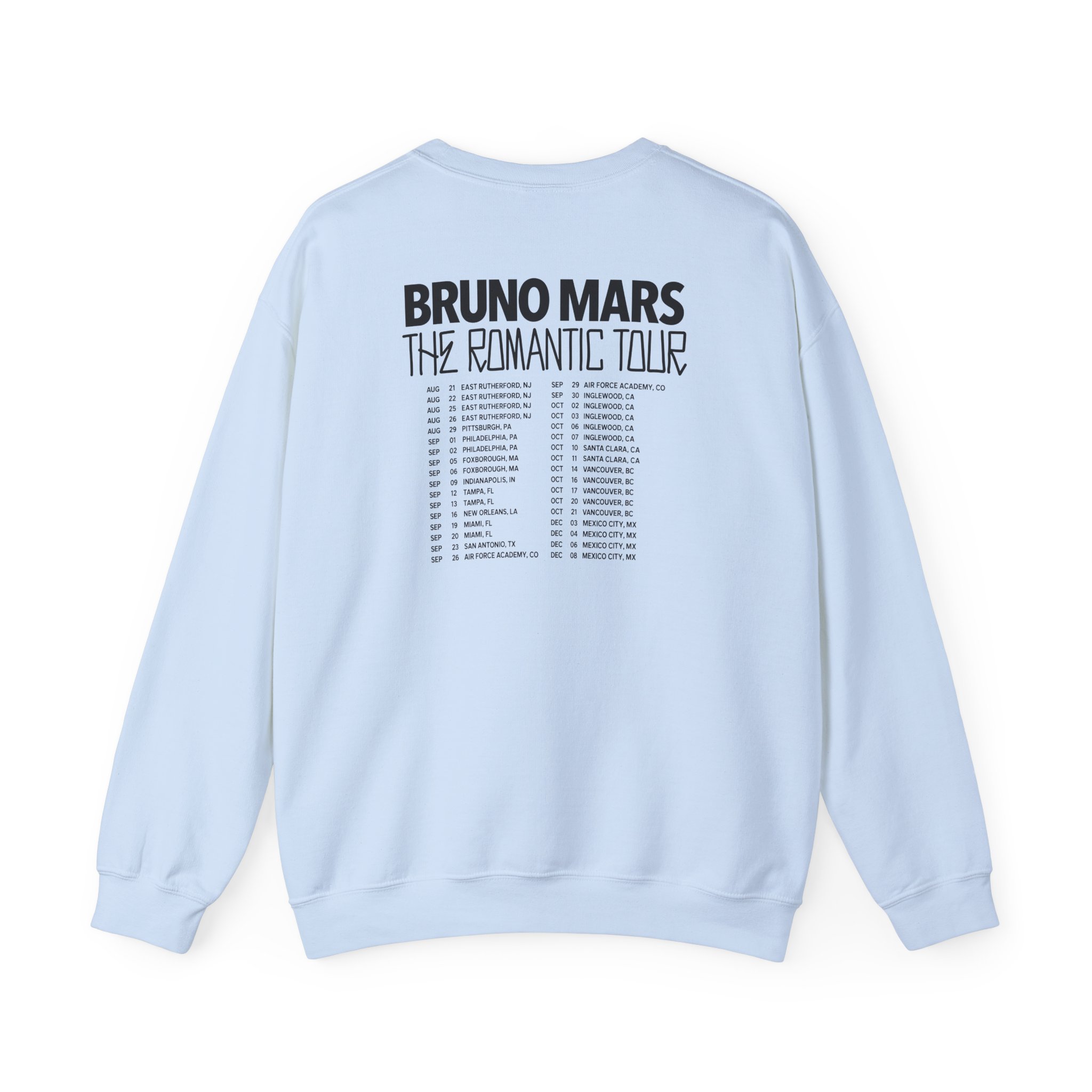 Bruno Mars the Romantic Tour Unisex Heavy Blend™ Crewneck Sweatshirt - Image 12