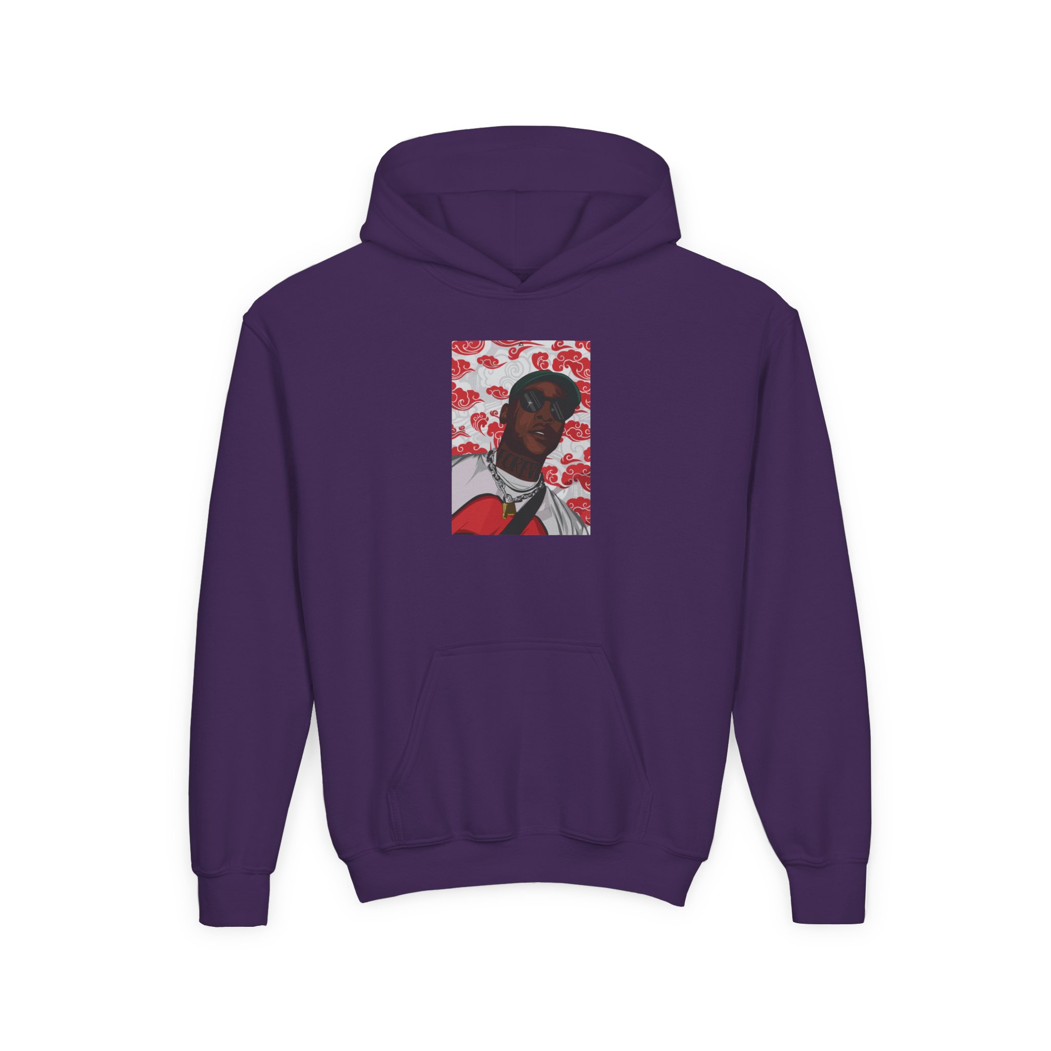 Sk Joseph Olaitan Adenuga Jr Youth Heavy Blend Hooded Sweatshirt - Image 11