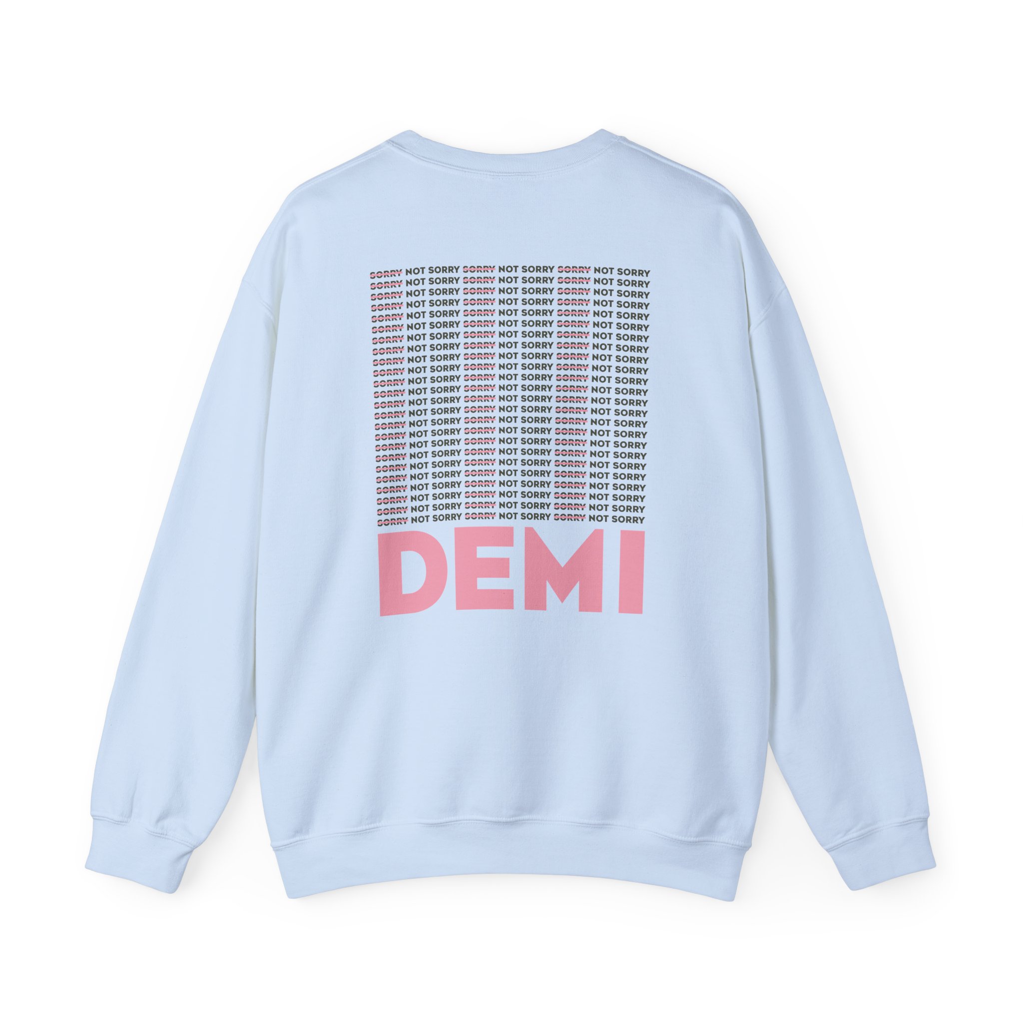 D L Not Sorry Unisex Heavy Blend™ Crewneck Sweatshirt - Image 8