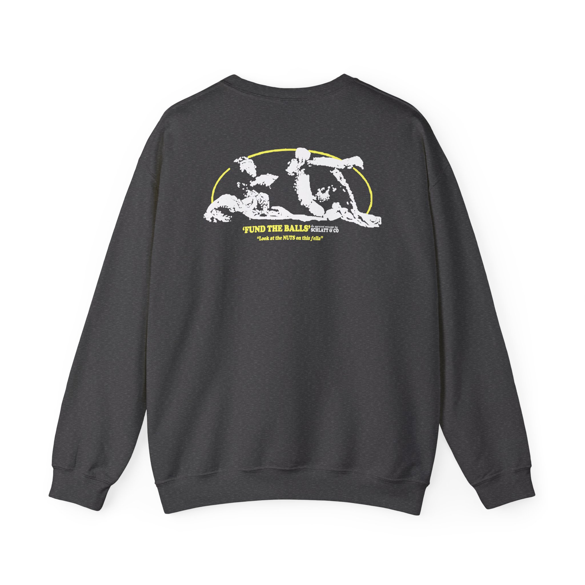 Jschlatt Thunder Balls Fun The Balls Unisex Heavy Blend™ Crewneck Sweatshirt - Image 6