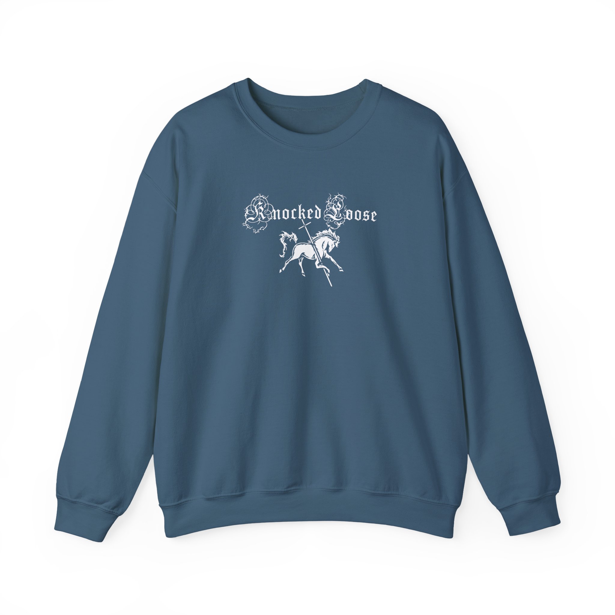 Knocked Loose Horse Cross Unisex Heavy Blend™ Crewneck Sweatshirt - Image 13